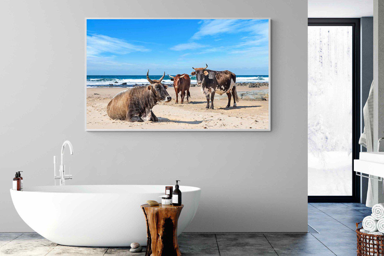 Nguni Album Cover-Wall_Art-180 x 110cm-Mounted Canvas-White-Pixalot