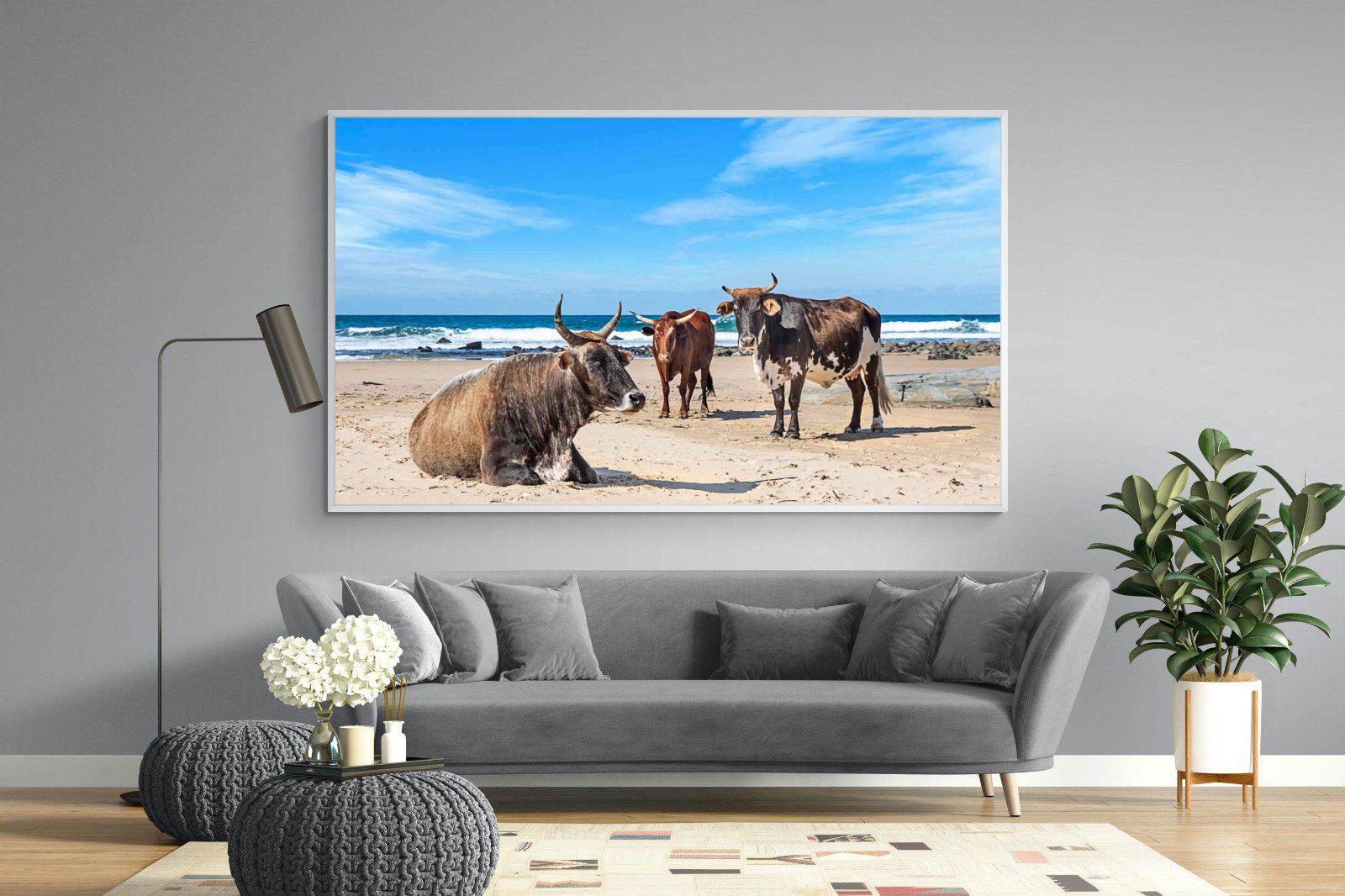 Nguni Album Cover-Wall_Art-220 x 130cm-Mounted Canvas-White-Pixalot