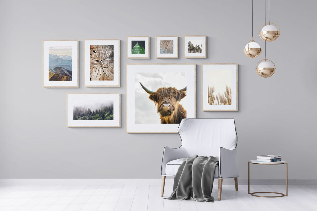 Nordic Adventure Gallery Wall Set-Wall_Art-Framed Print-Wood-Pixalot