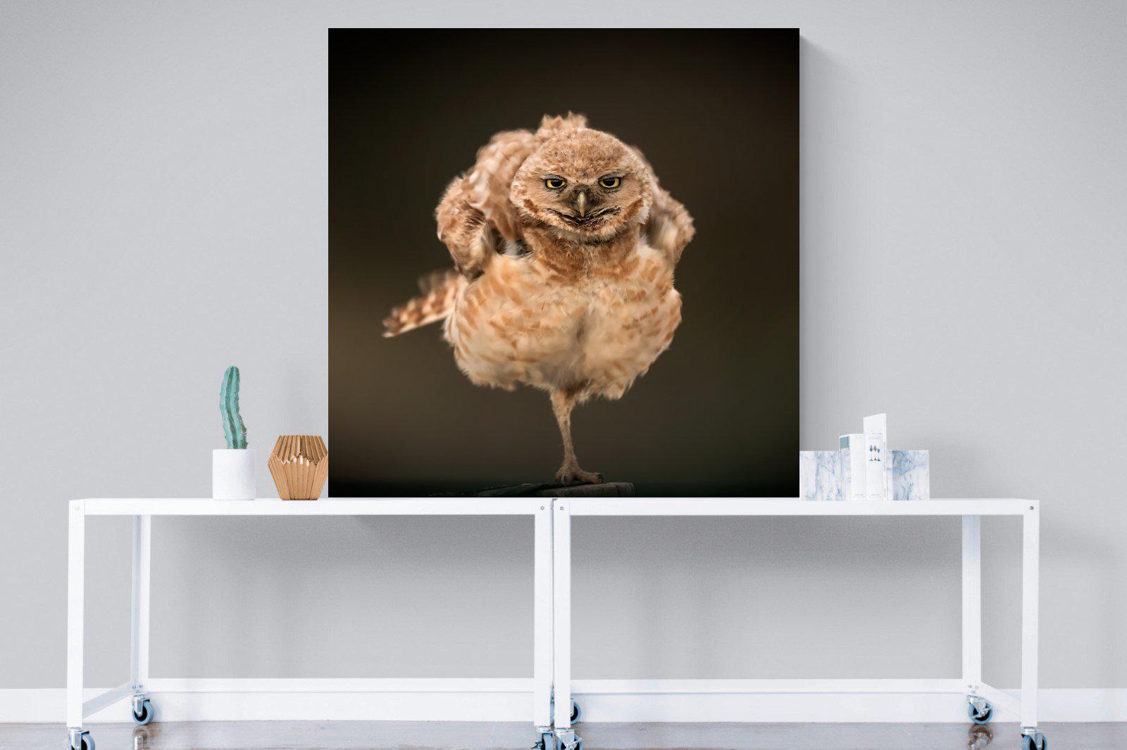 Not An Early Bird-Wall_Art-120 x 120cm-Mounted Canvas-No Frame-Pixalot