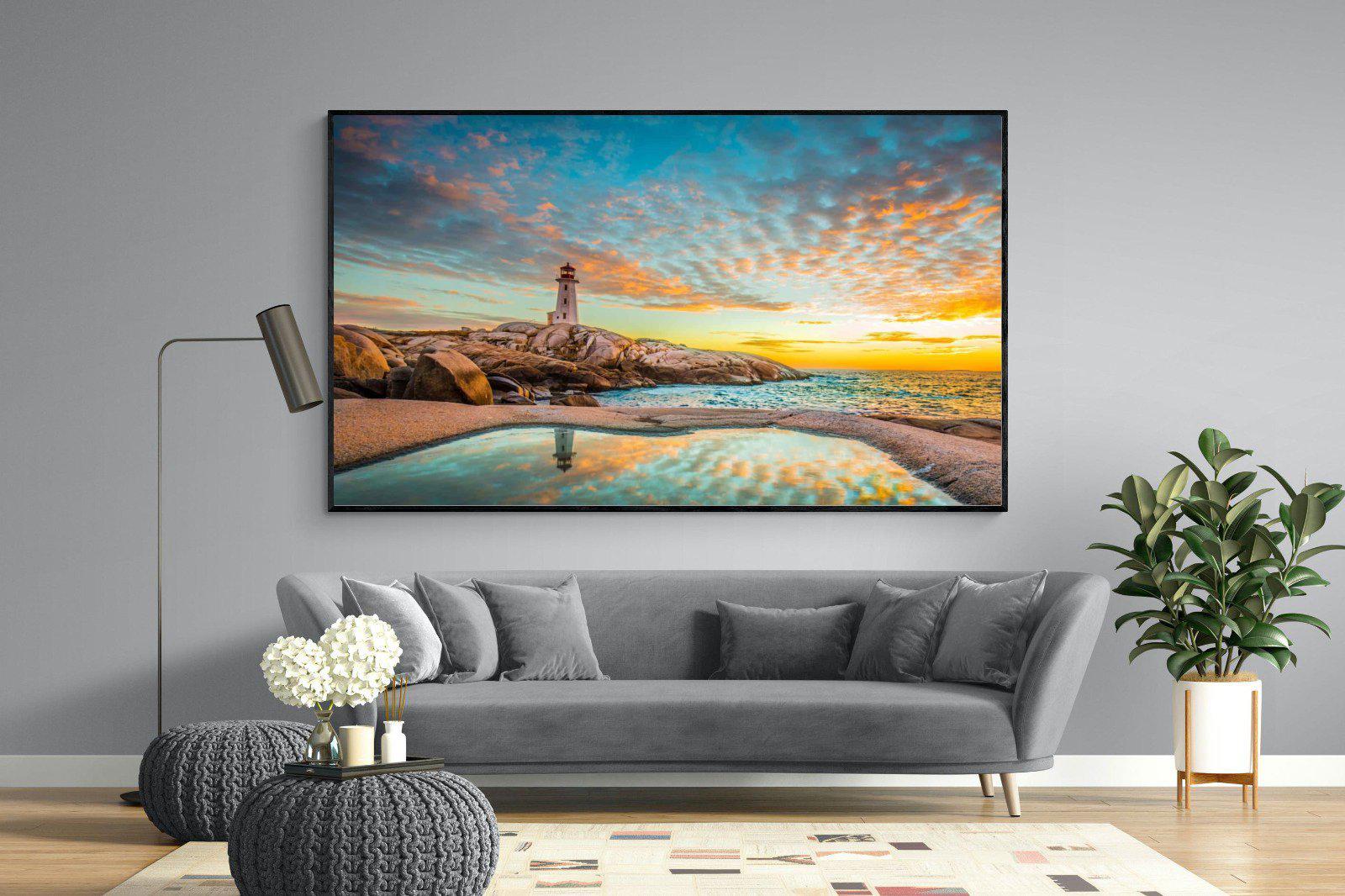 Nova Scotia-Wall_Art-220 x 130cm-Mounted Canvas-Black-Pixalot