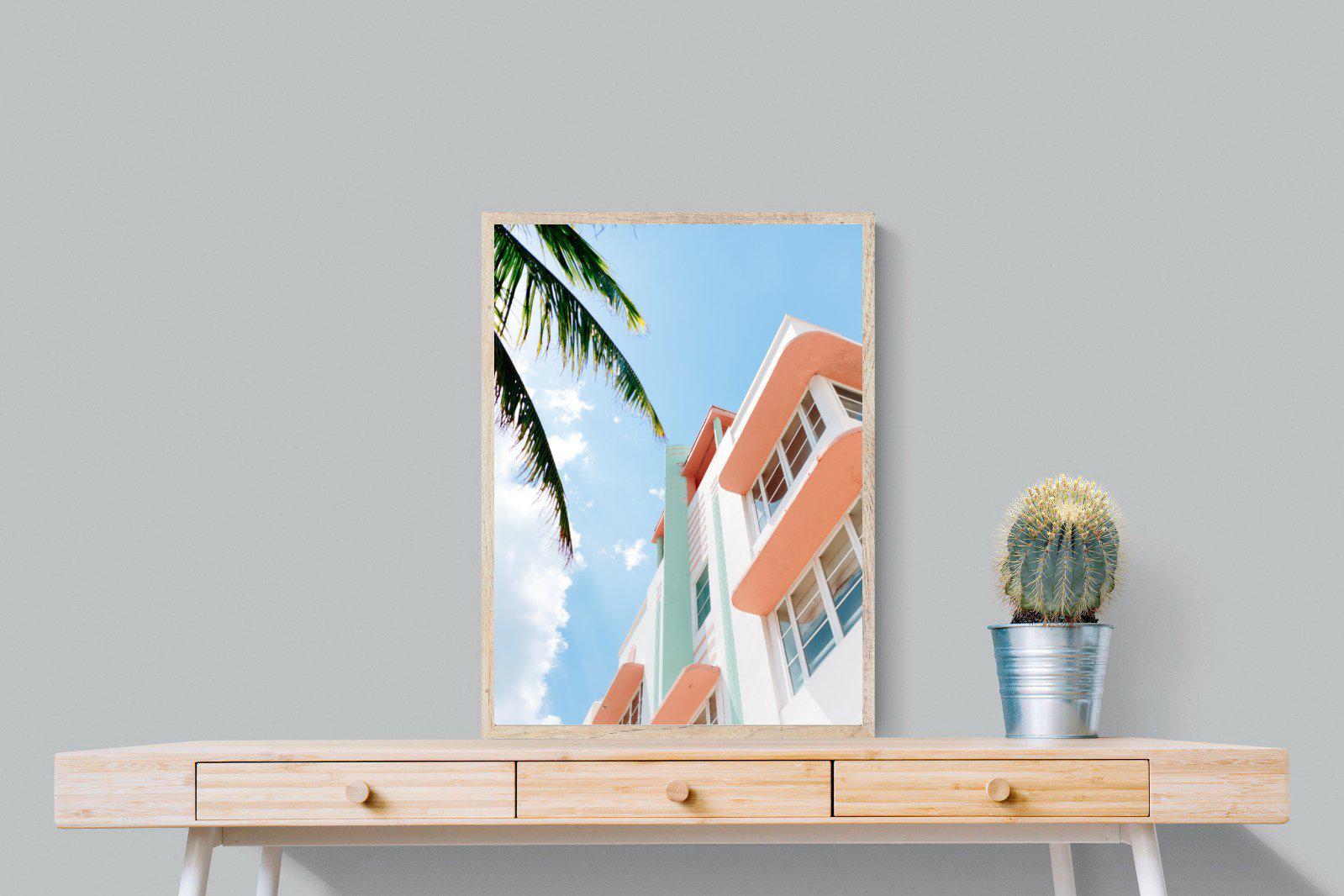 Ocean Drive-Wall_Art-60 x 80cm-Mounted Canvas-Wood-Pixalot