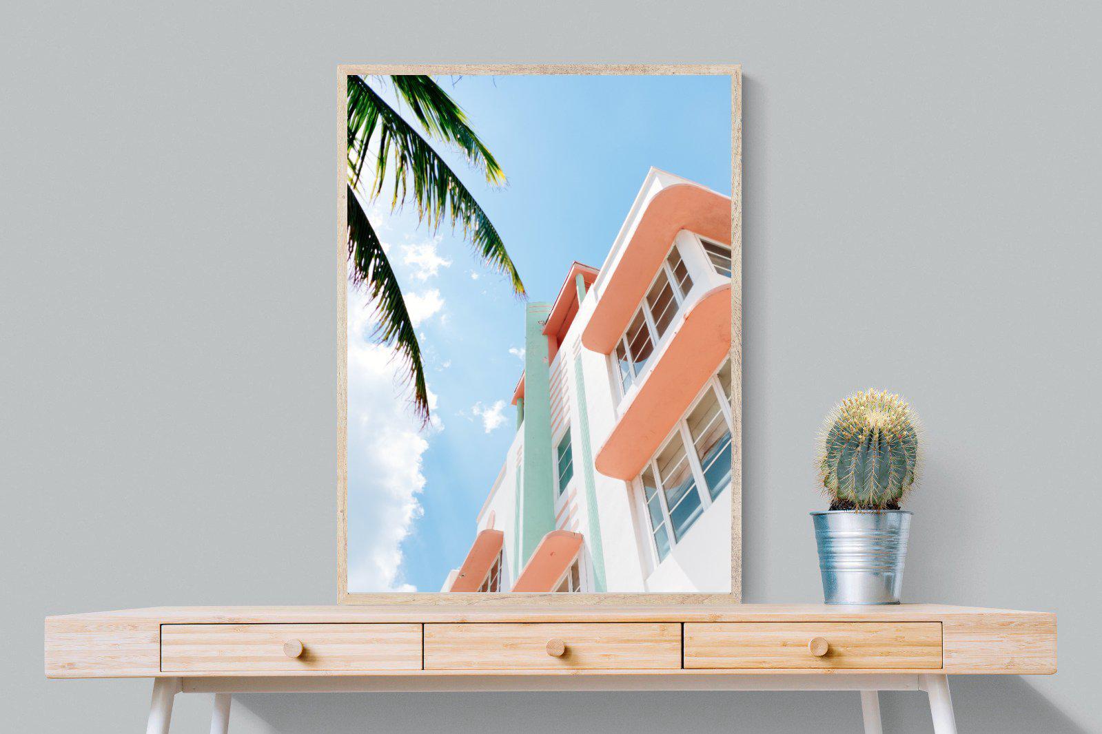 Ocean Drive-Wall_Art-75 x 100cm-Mounted Canvas-Wood-Pixalot