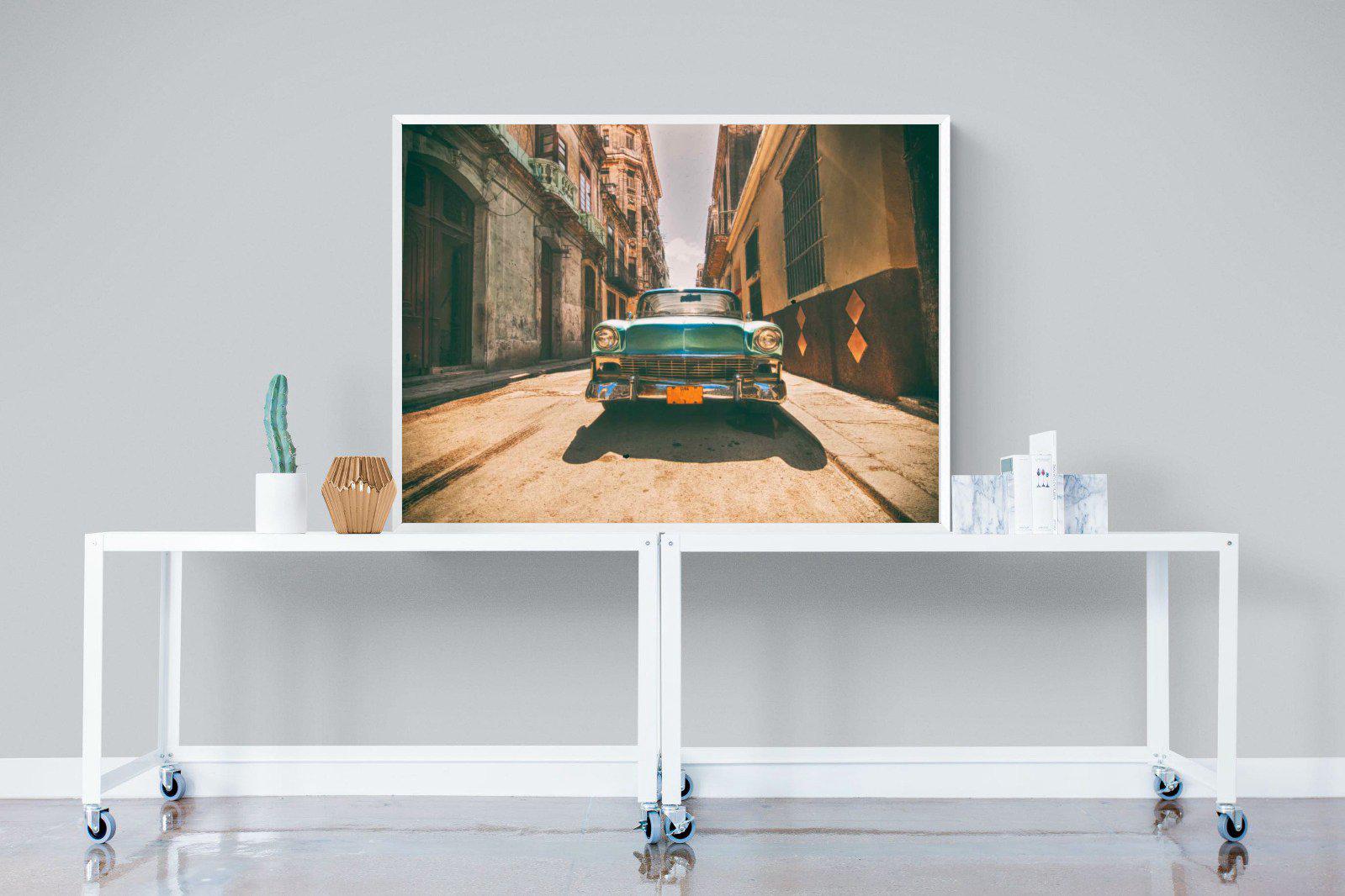 Old Town Havana-Wall_Art-120 x 90cm-Mounted Canvas-White-Pixalot