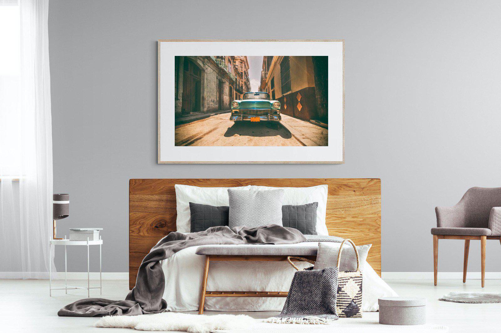 Old Town Havana-Wall_Art-150 x 100cm-Framed Print-Wood-Pixalot