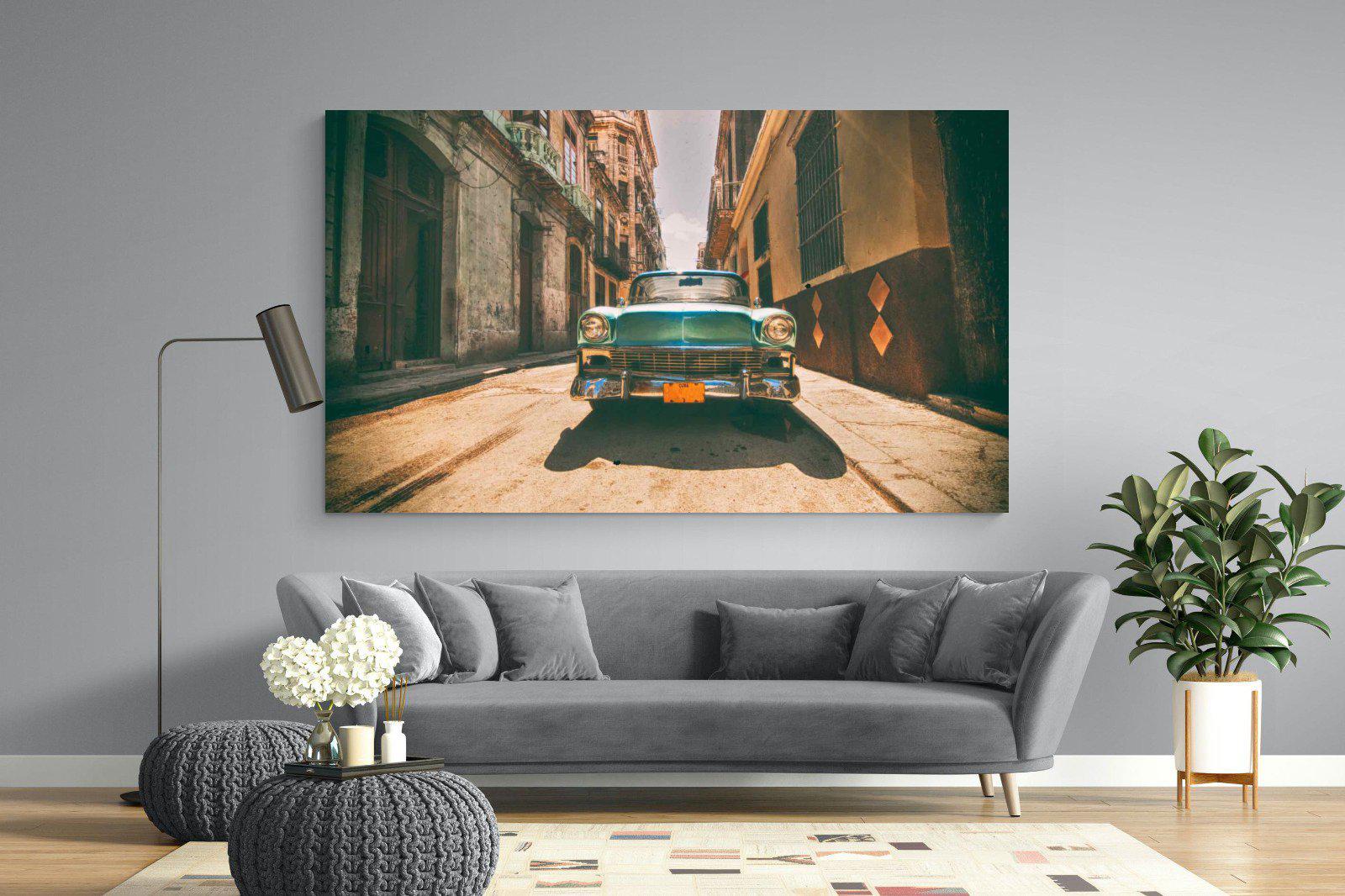 Old Town Havana-Wall_Art-220 x 130cm-Mounted Canvas-No Frame-Pixalot