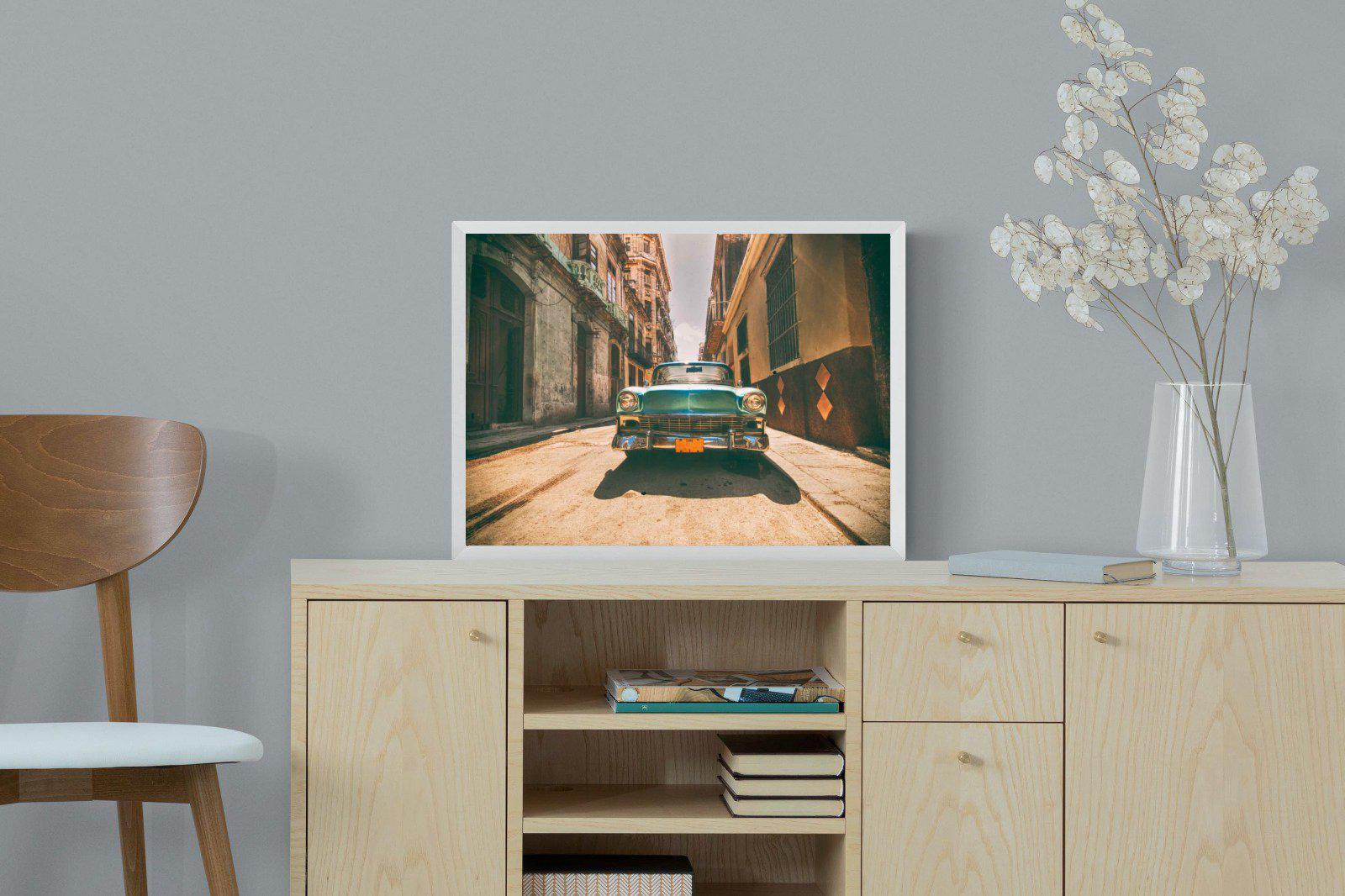 Old Town Havana-Wall_Art-60 x 45cm-Mounted Canvas-White-Pixalot