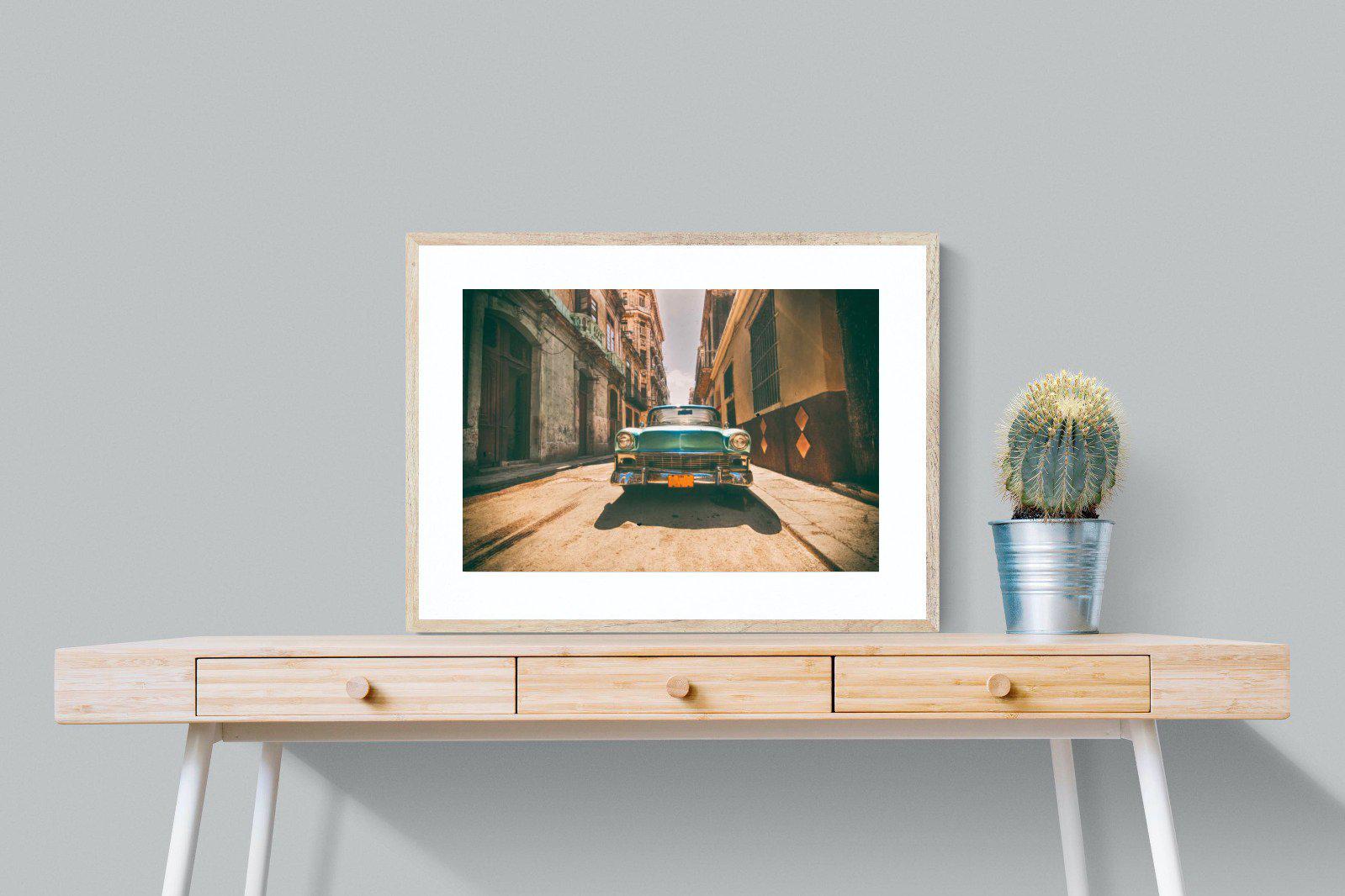 Old Town Havana-Wall_Art-80 x 60cm-Framed Print-Wood-Pixalot