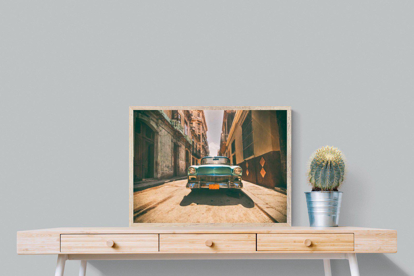 Old Town Havana-Wall_Art-80 x 60cm-Mounted Canvas-Wood-Pixalot