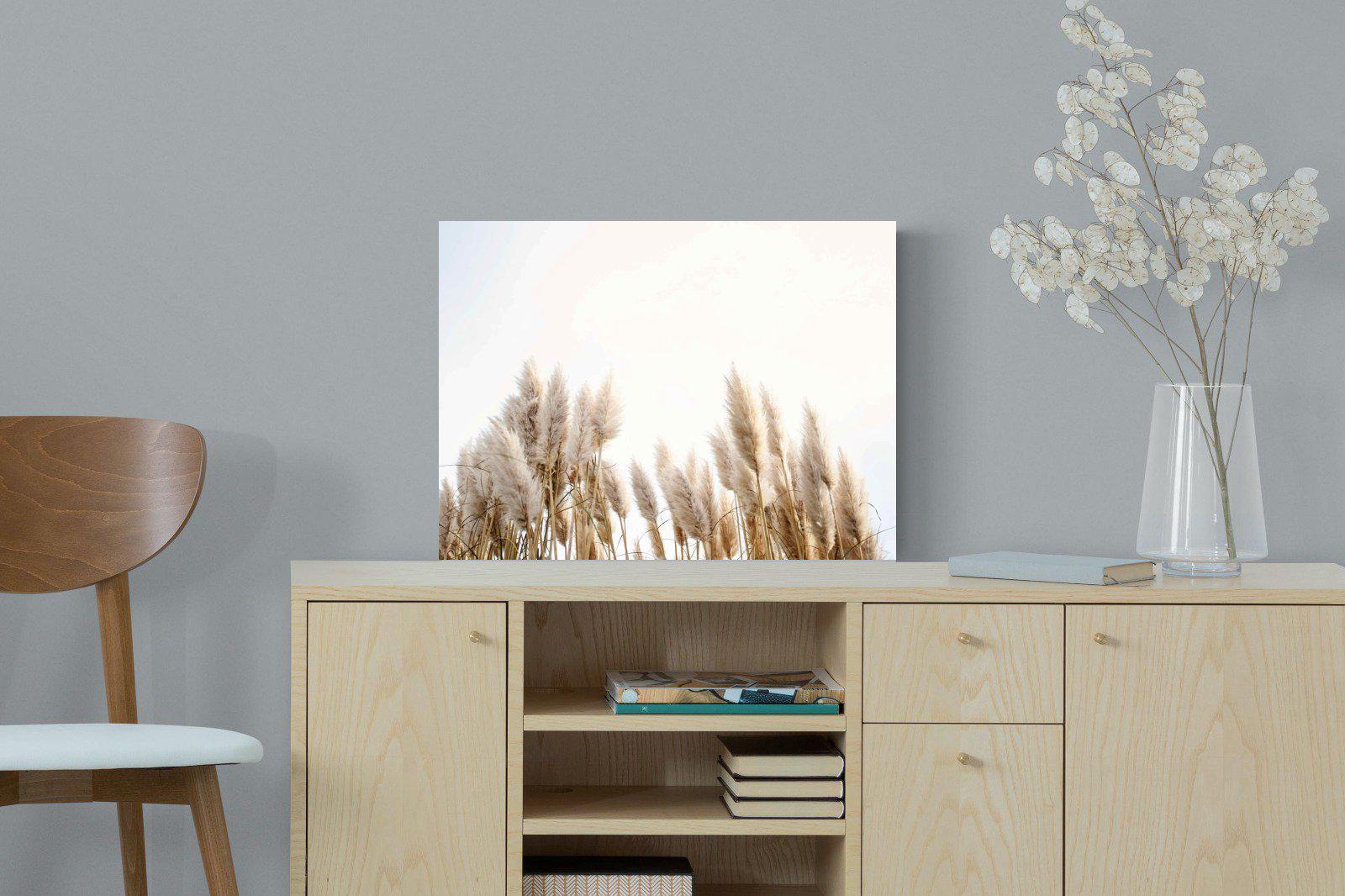 Pampas Grass-Wall_Art-60 x 45cm-Mounted Canvas-No Frame-Pixalot