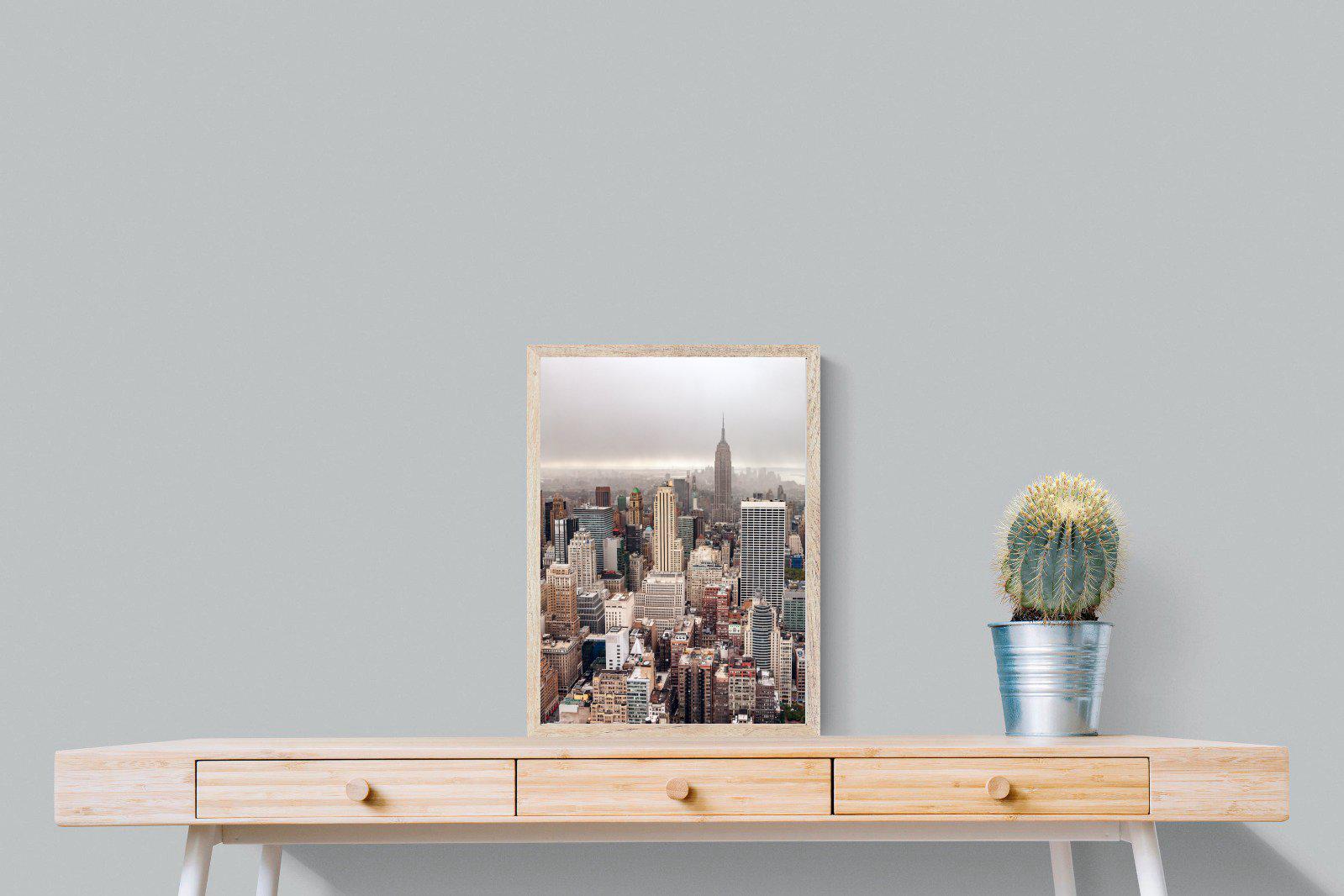 Pastel New York-Wall_Art-45 x 60cm-Mounted Canvas-Wood-Pixalot