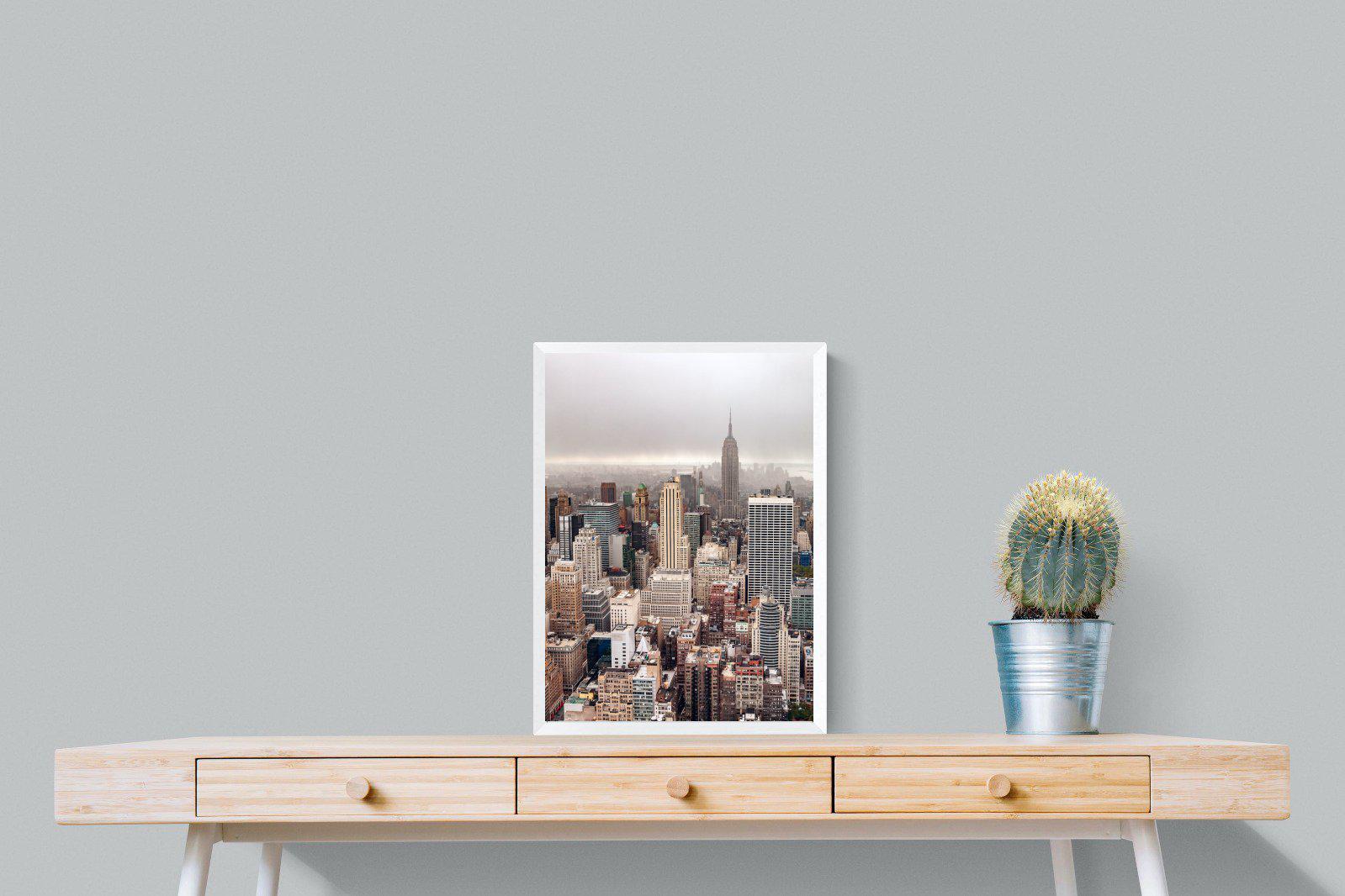 Pastel New York-Wall_Art-45 x 60cm-Mounted Canvas-White-Pixalot