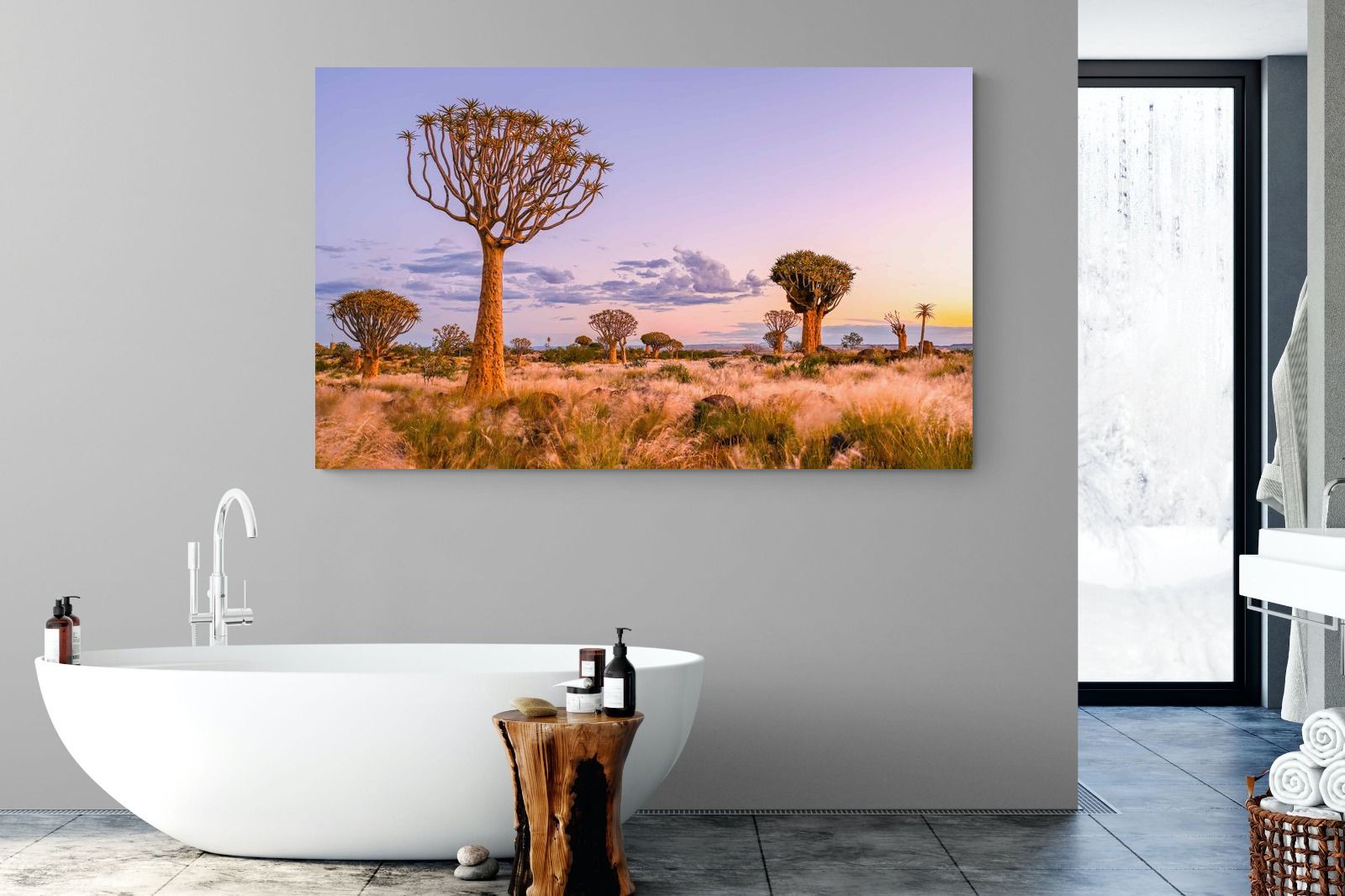 Pastel Skies-Wall_Art-180 x 110cm-Mounted Canvas-No Frame-Pixalot