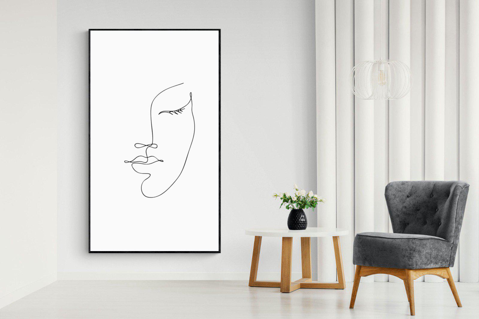 Patricia-Wall_Art-130 x 220cm-Mounted Canvas-Black-Pixalot