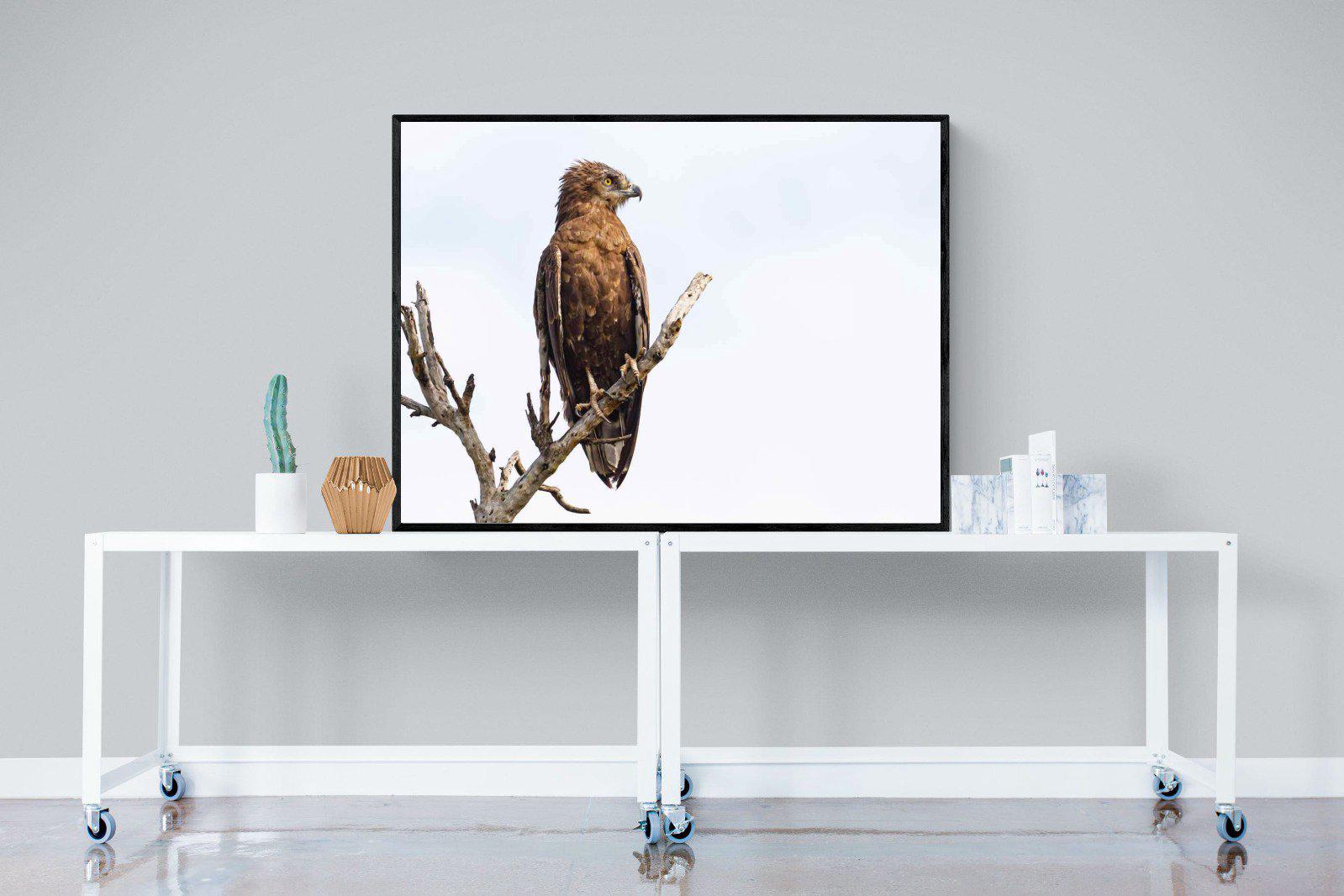 Perched-Wall_Art-120 x 90cm-Mounted Canvas-Black-Pixalot