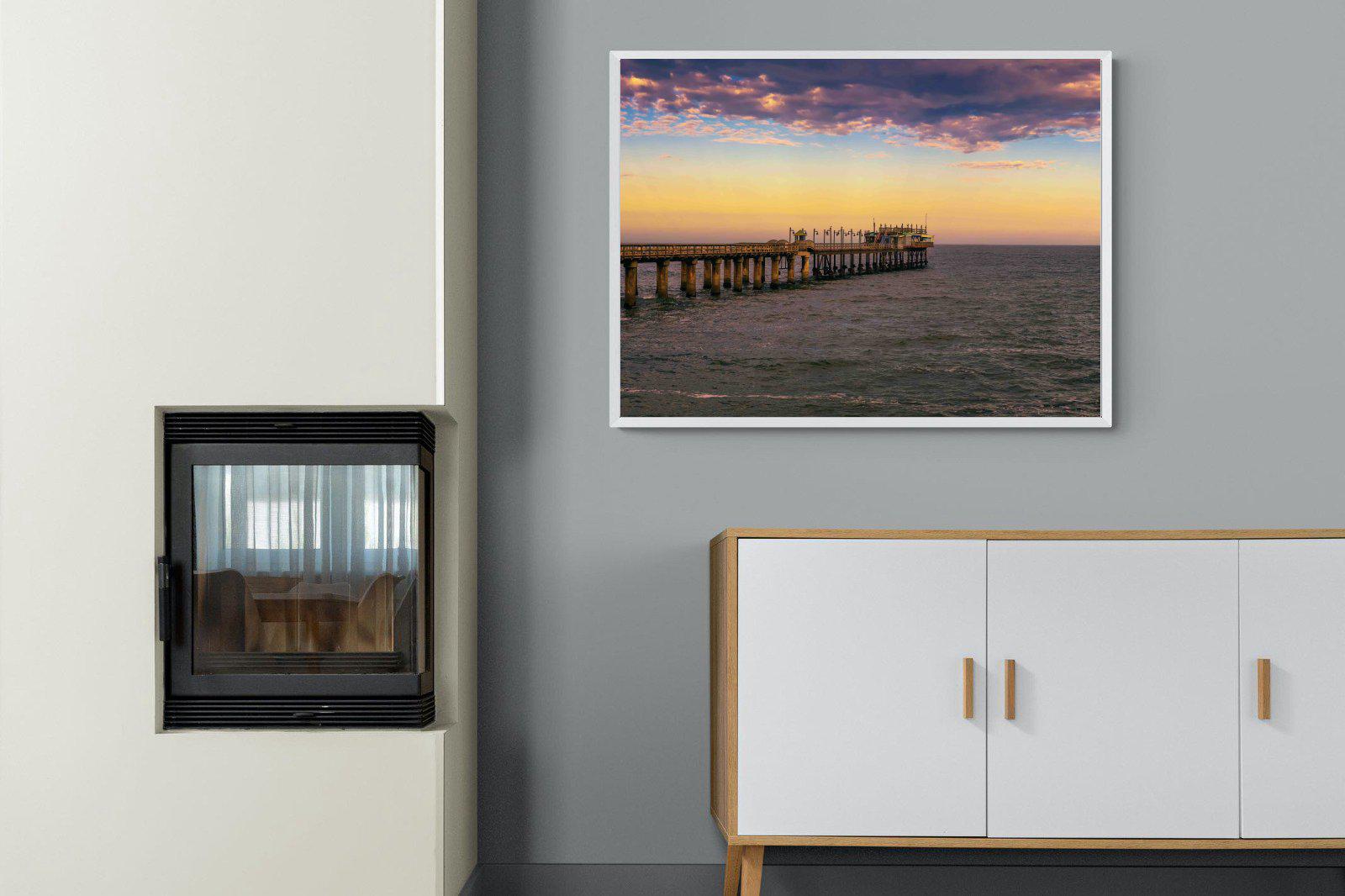 Pier-Wall_Art-100 x 75cm-Mounted Canvas-White-Pixalot