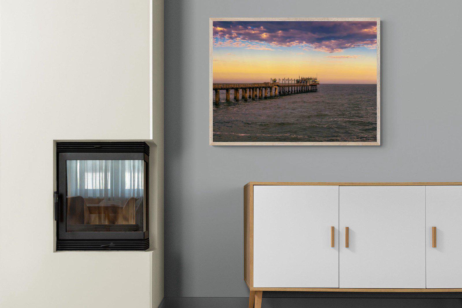 Pier-Wall_Art-100 x 75cm-Mounted Canvas-Wood-Pixalot