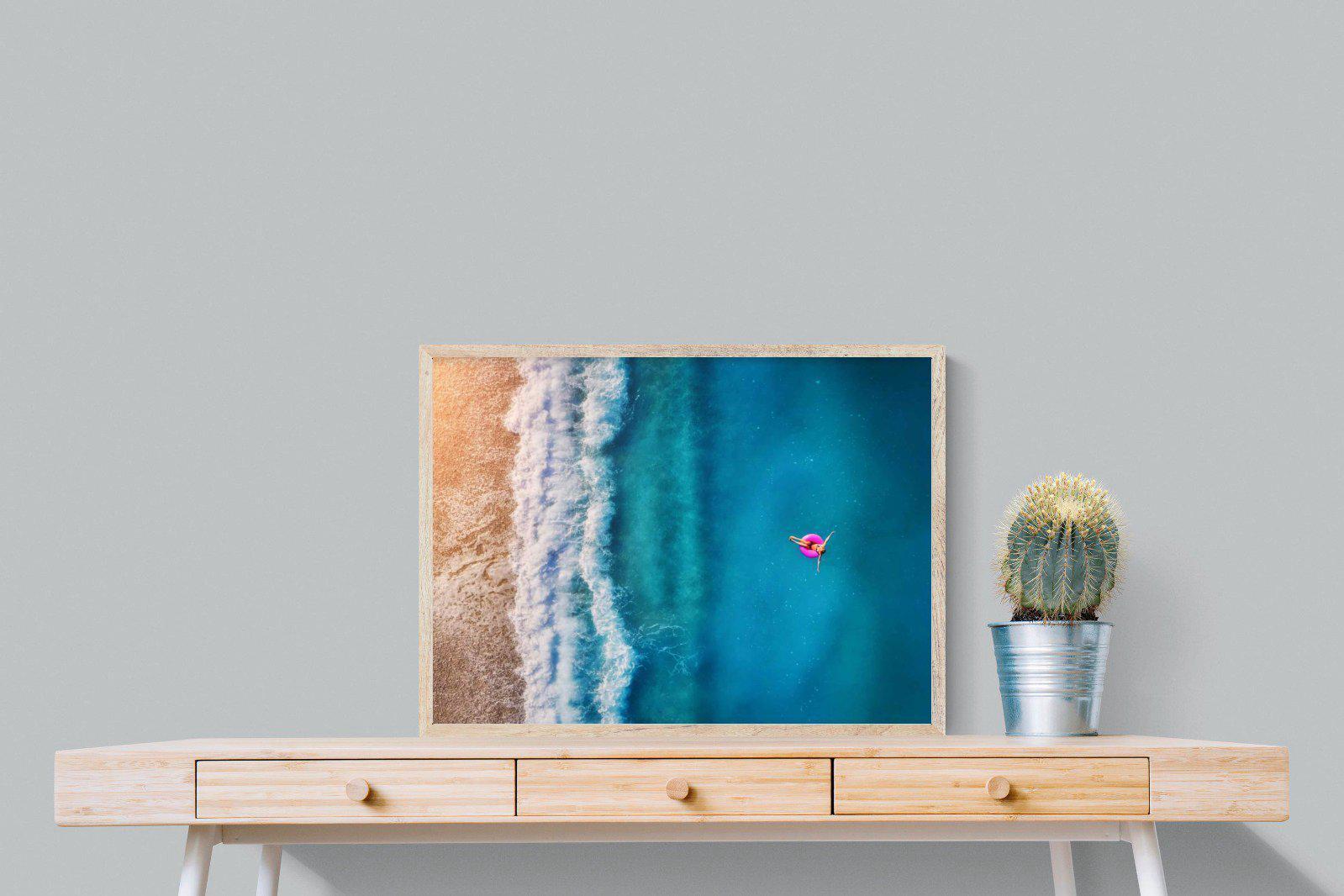 Pink Ring-Wall_Art-80 x 60cm-Mounted Canvas-Wood-Pixalot