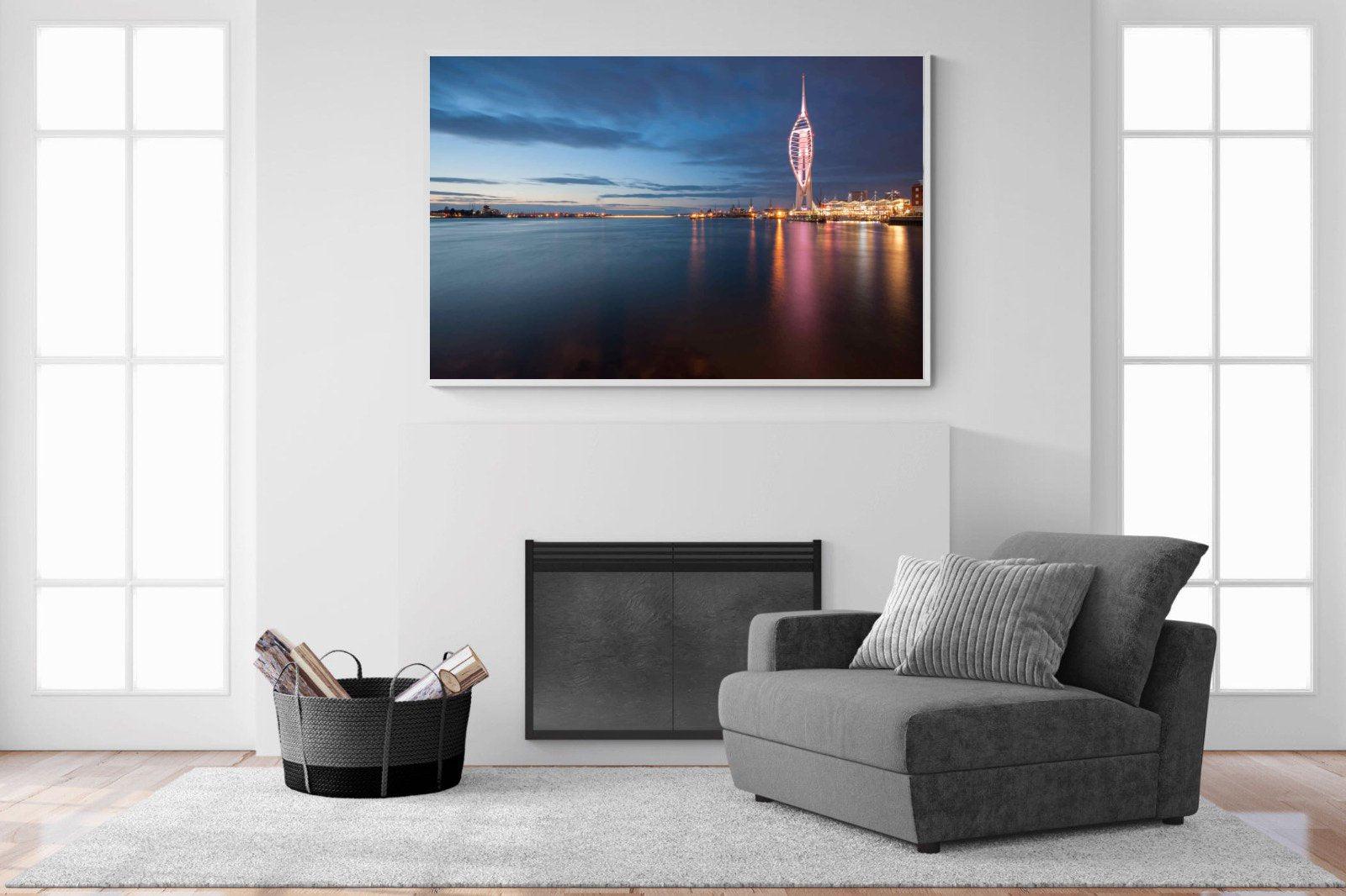 Portsmouth-Wall_Art-150 x 100cm-Mounted Canvas-White-Pixalot