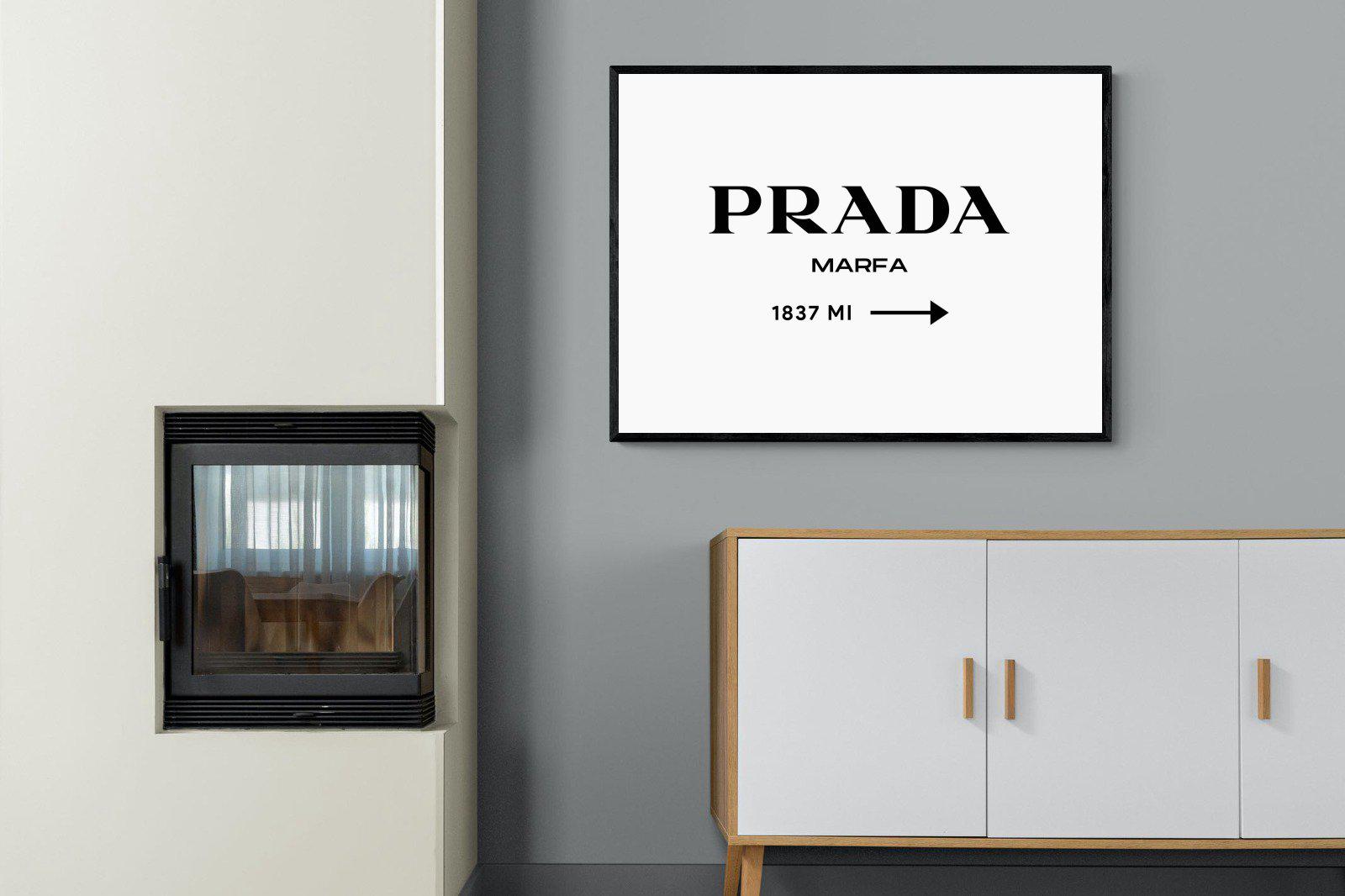 Prada Marfa 1837-Wall_Art-100 x 75cm-Mounted Canvas-Black-Pixalot