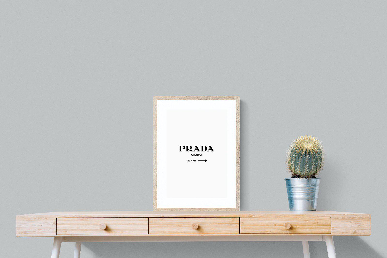 Prada Marfa 1837-Wall_Art-45 x 60cm-Framed Print-Wood-Pixalot