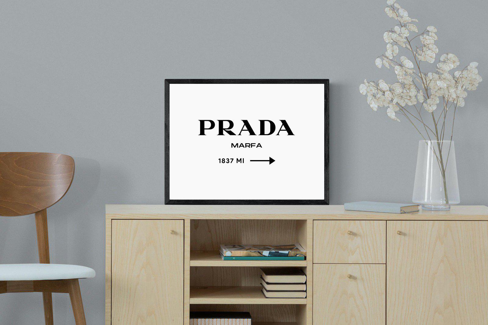 Prada Marfa 1837-Wall_Art-60 x 45cm-Mounted Canvas-Black-Pixalot