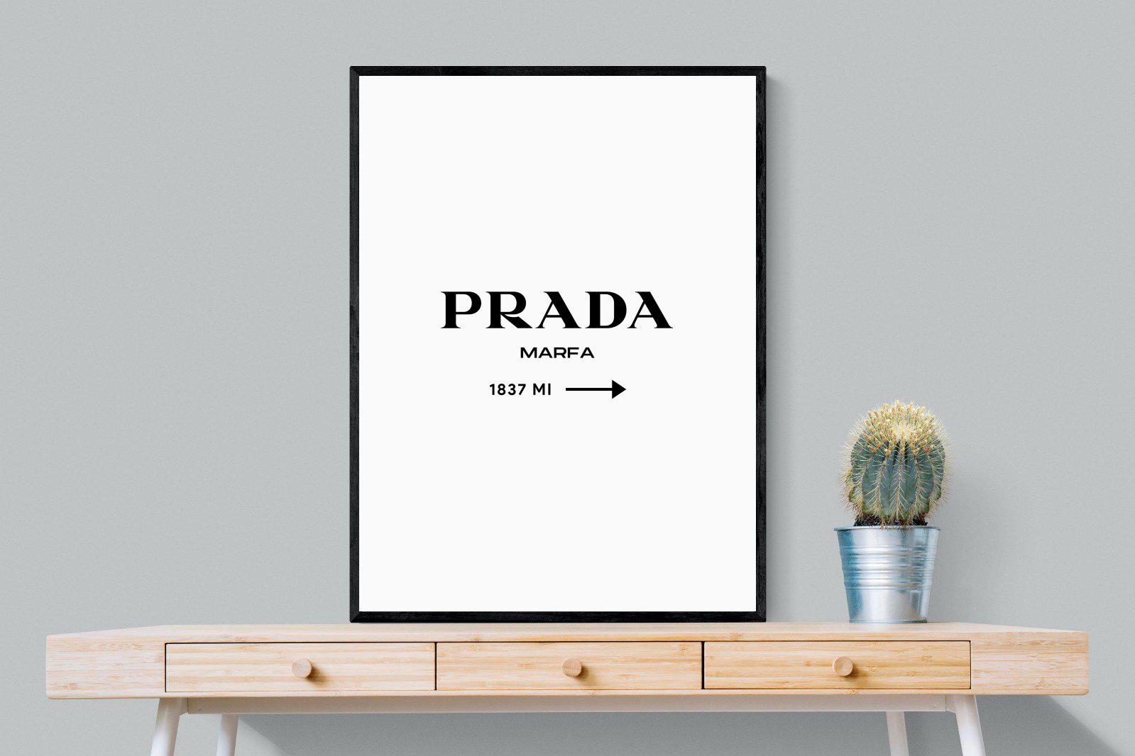 Prada Marfa 1837-Wall_Art-75 x 100cm-Mounted Canvas-Black-Pixalot