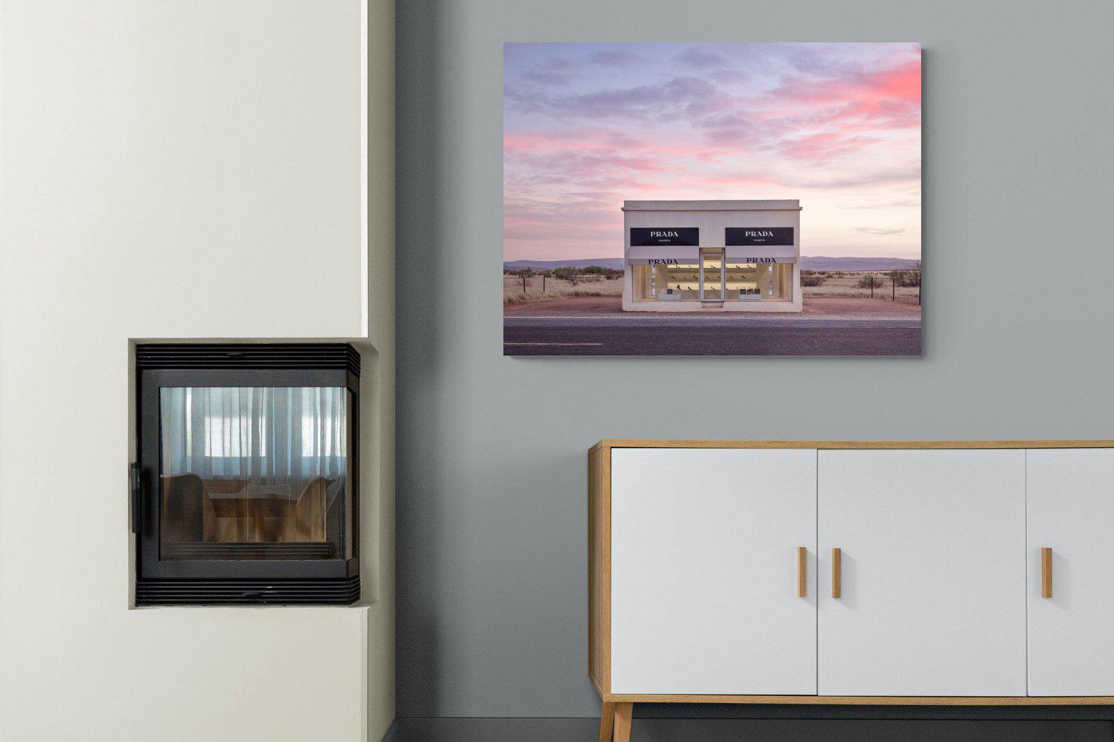 Prada Marfa-Wall_Art-100 x 75cm-Mounted Canvas-No Frame-Pixalot