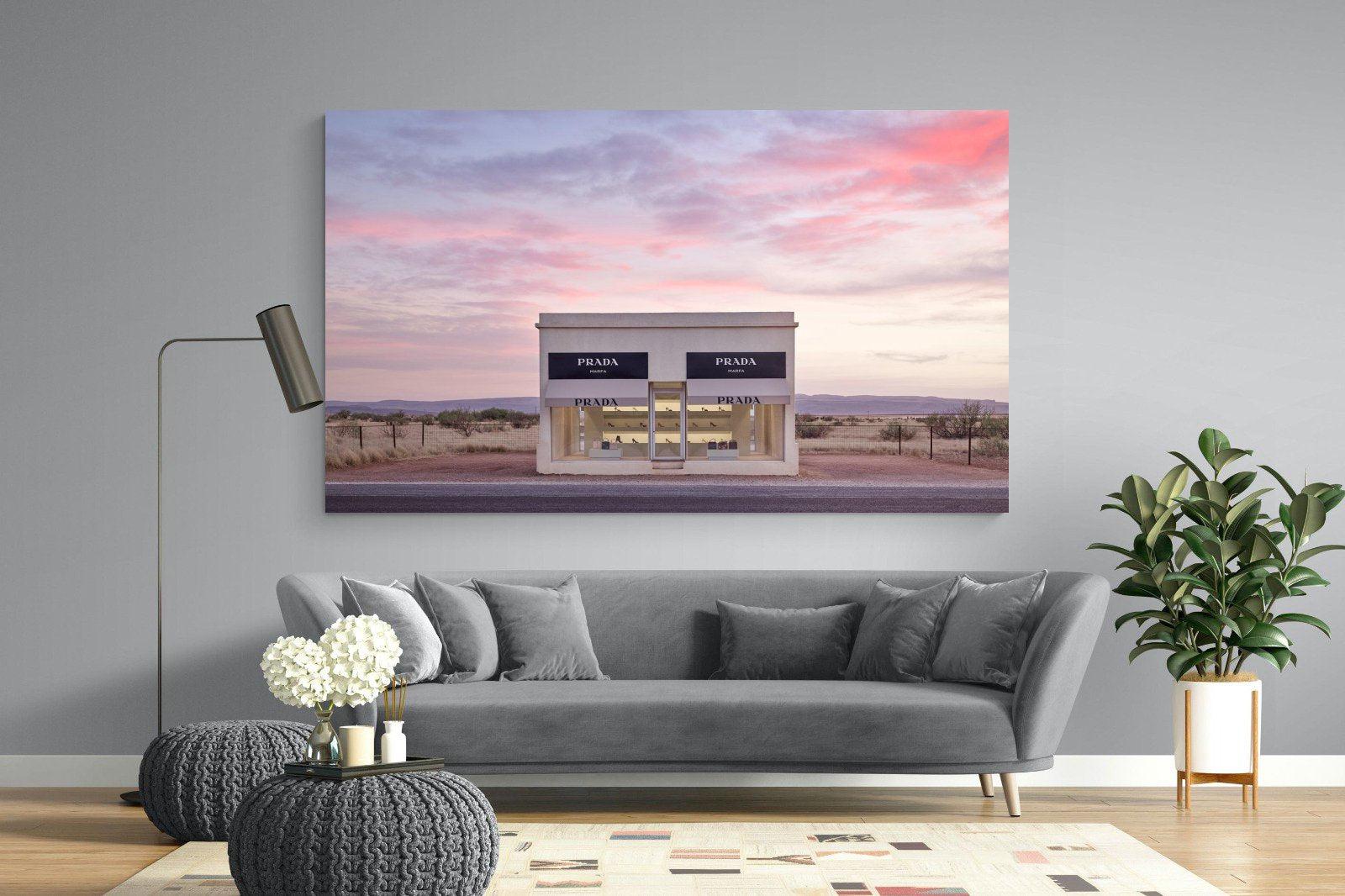 Prada Marfa-Wall_Art-220 x 130cm-Mounted Canvas-No Frame-Pixalot