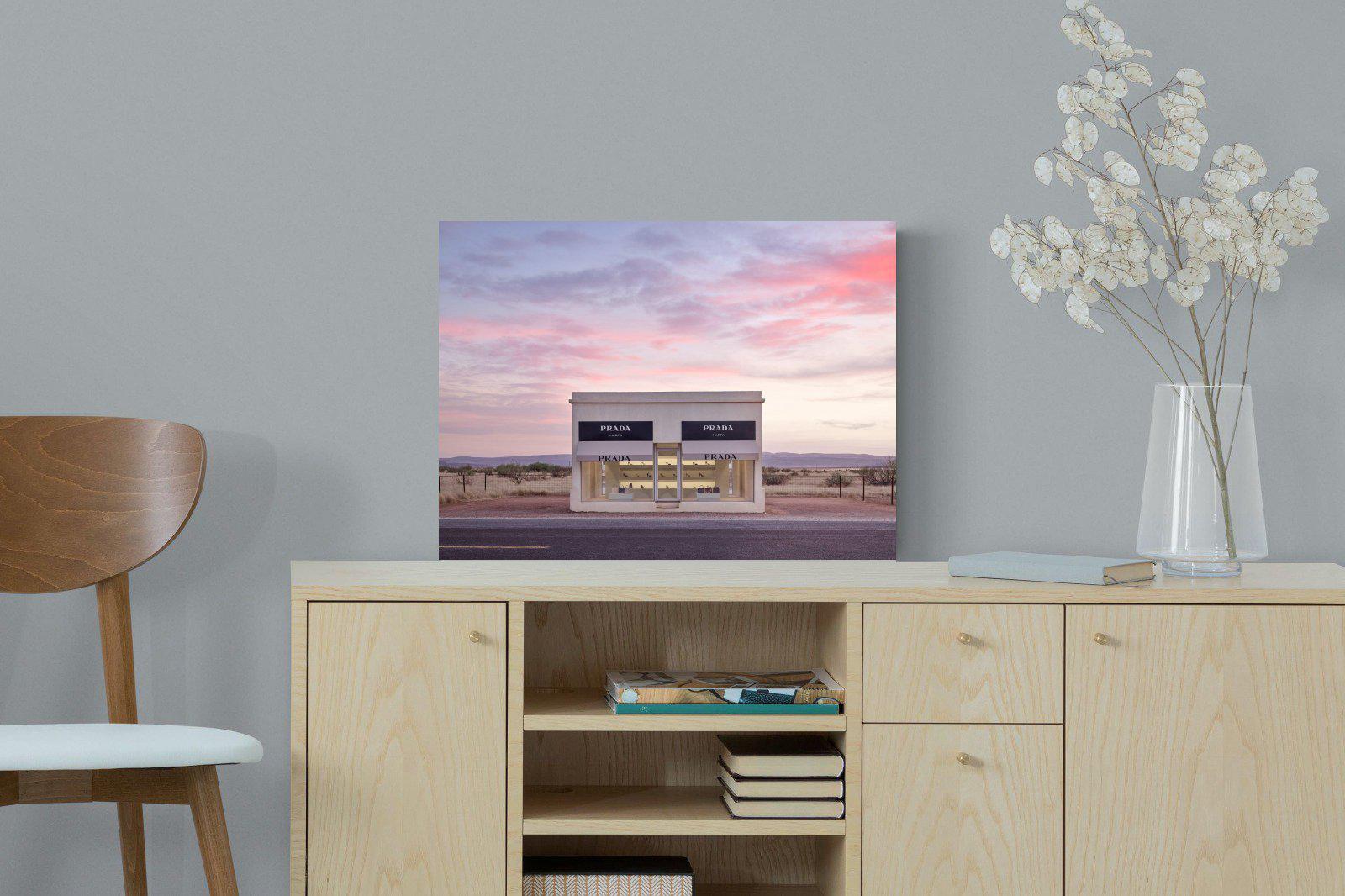 Prada Marfa-Wall_Art-60 x 45cm-Mounted Canvas-No Frame-Pixalot