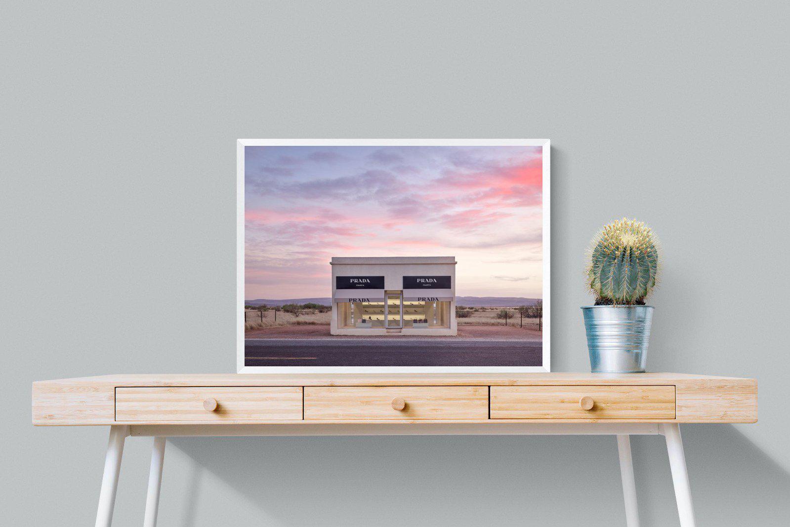 Prada Marfa-Wall_Art-80 x 60cm-Mounted Canvas-White-Pixalot