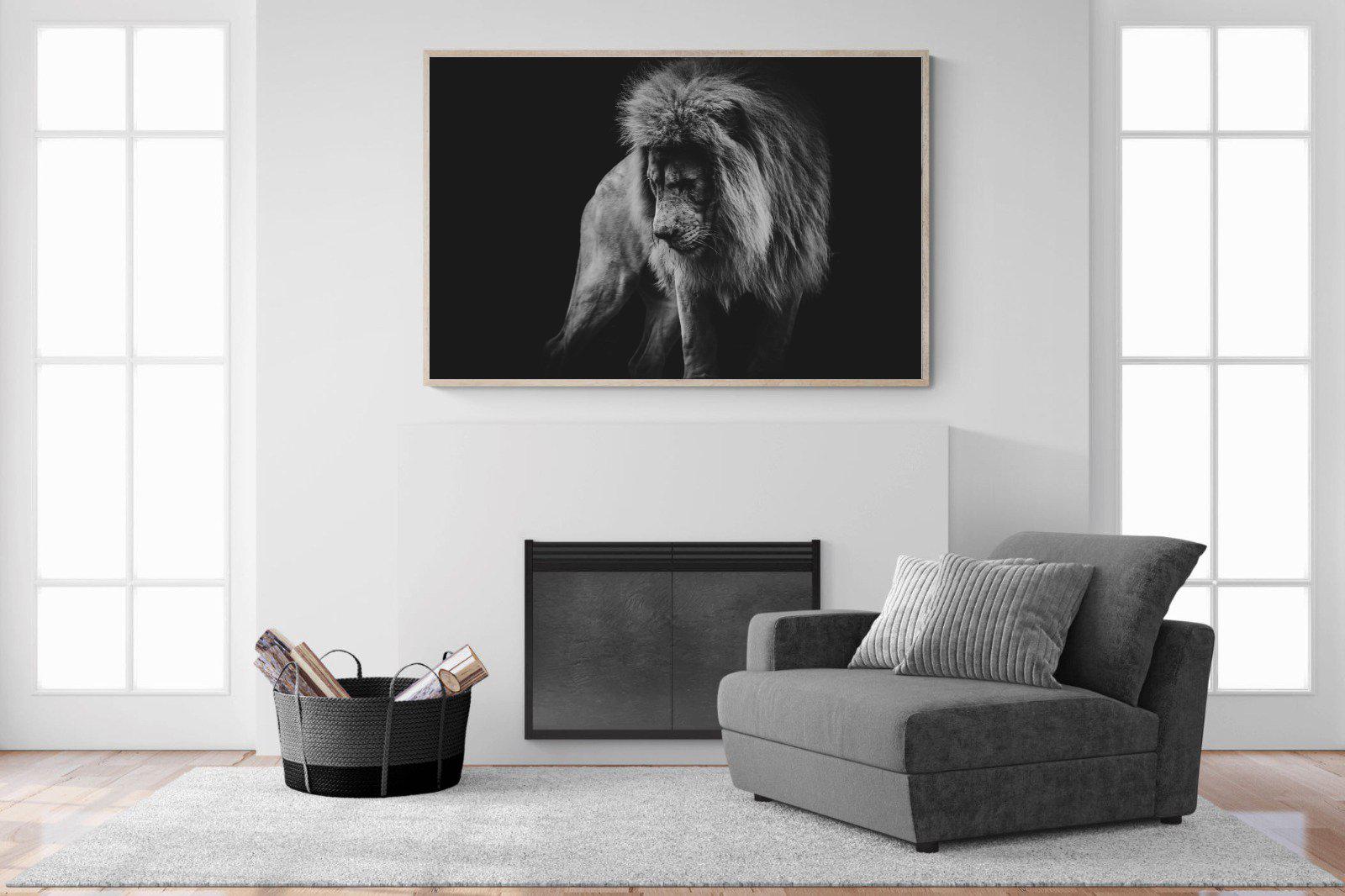 Prince of the Jungle-Wall_Art-150 x 100cm-Mounted Canvas-Wood-Pixalot