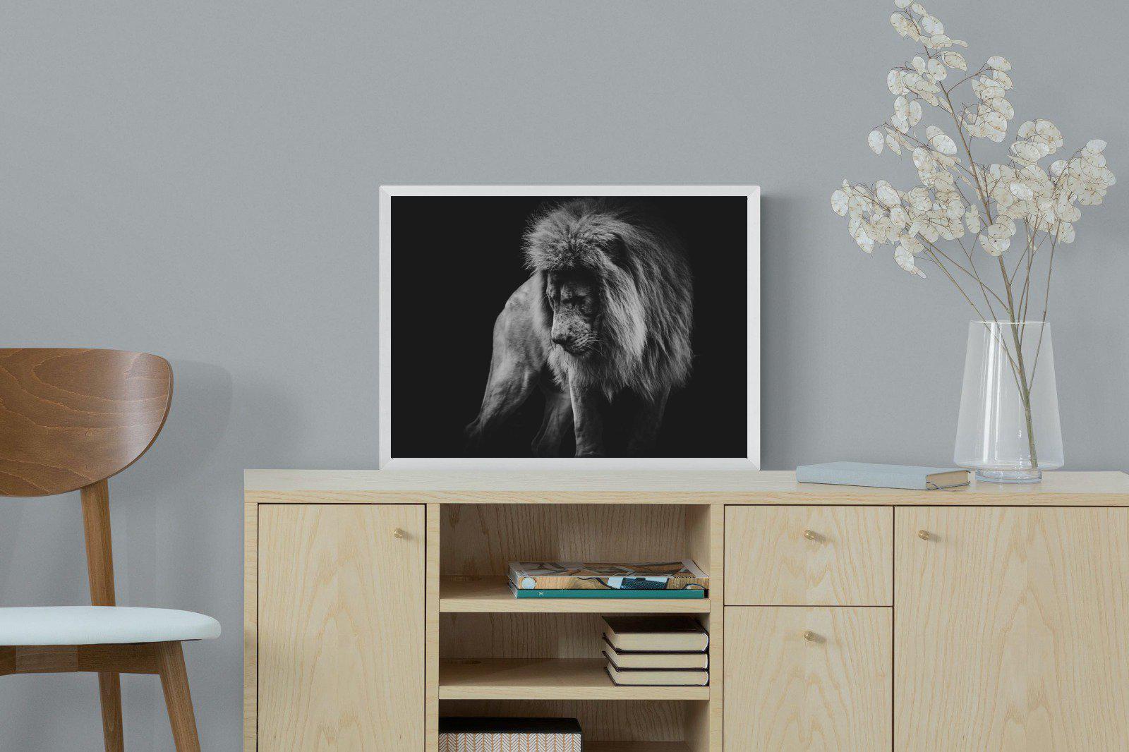 Prince of the Jungle-Wall_Art-60 x 45cm-Mounted Canvas-White-Pixalot