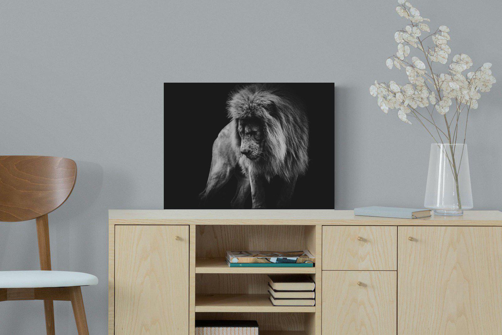 Prince of the Jungle-Wall_Art-60 x 45cm-Mounted Canvas-No Frame-Pixalot