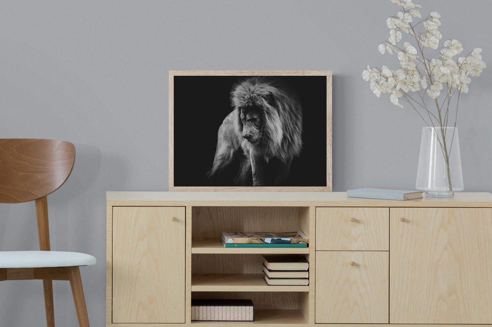 Prince of the Jungle-Wall_Art-60 x 45cm-Mounted Canvas-Wood-Pixalot