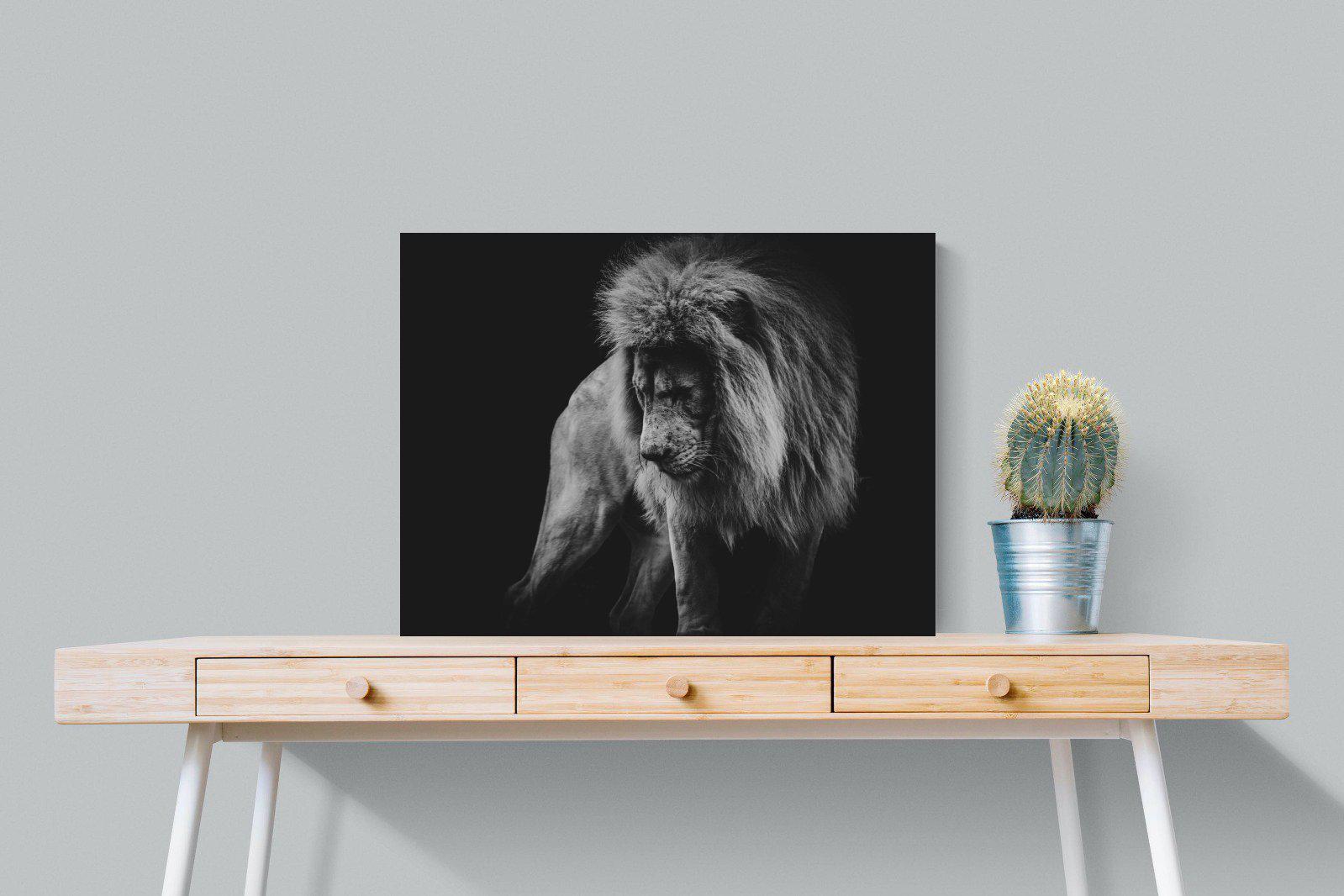 Prince of the Jungle-Wall_Art-80 x 60cm-Mounted Canvas-No Frame-Pixalot