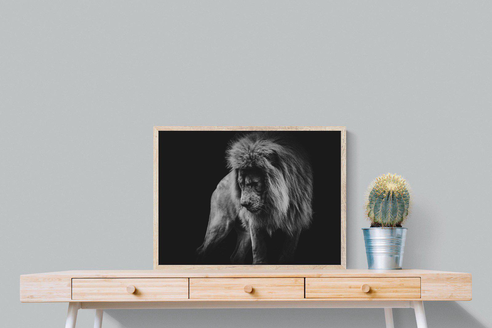 Prince of the Jungle-Wall_Art-80 x 60cm-Mounted Canvas-Wood-Pixalot