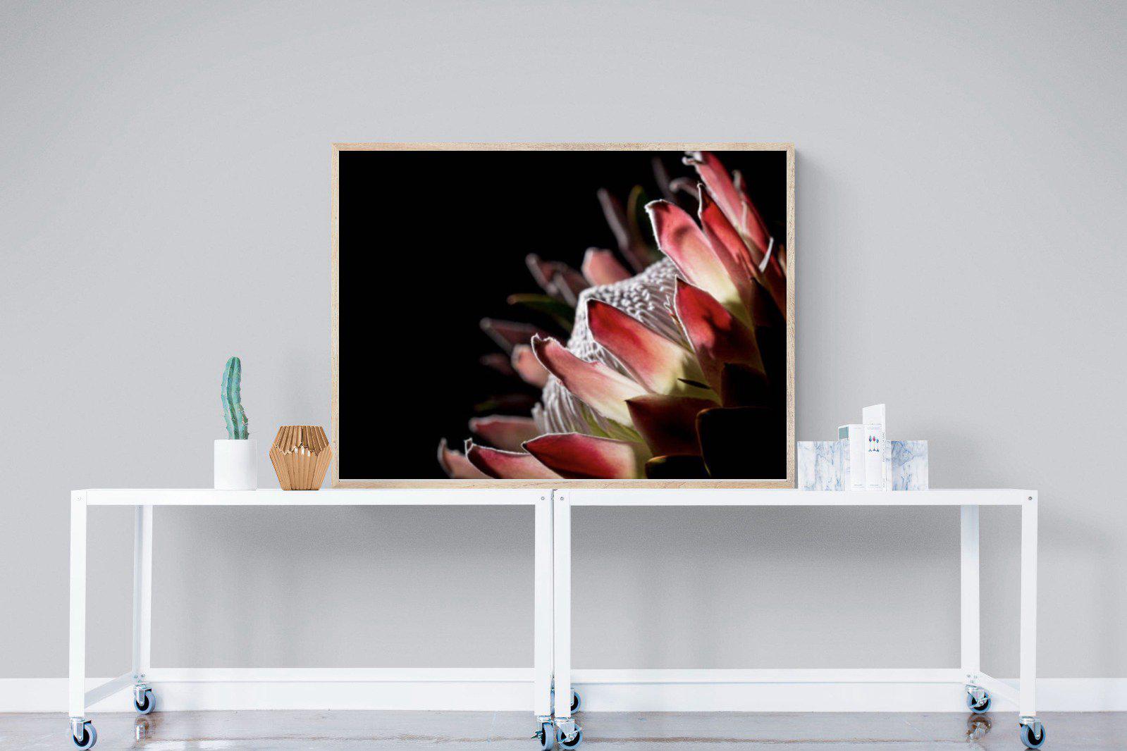 Protea-Wall_Art-120 x 90cm-Mounted Canvas-Wood-Pixalot