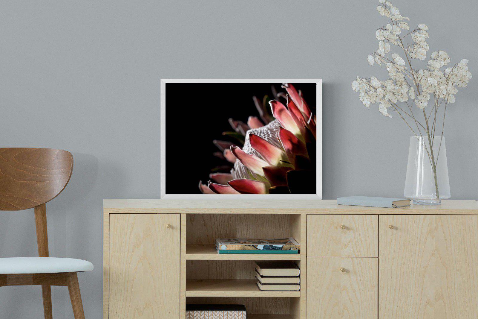 Protea-Wall_Art-60 x 45cm-Mounted Canvas-White-Pixalot