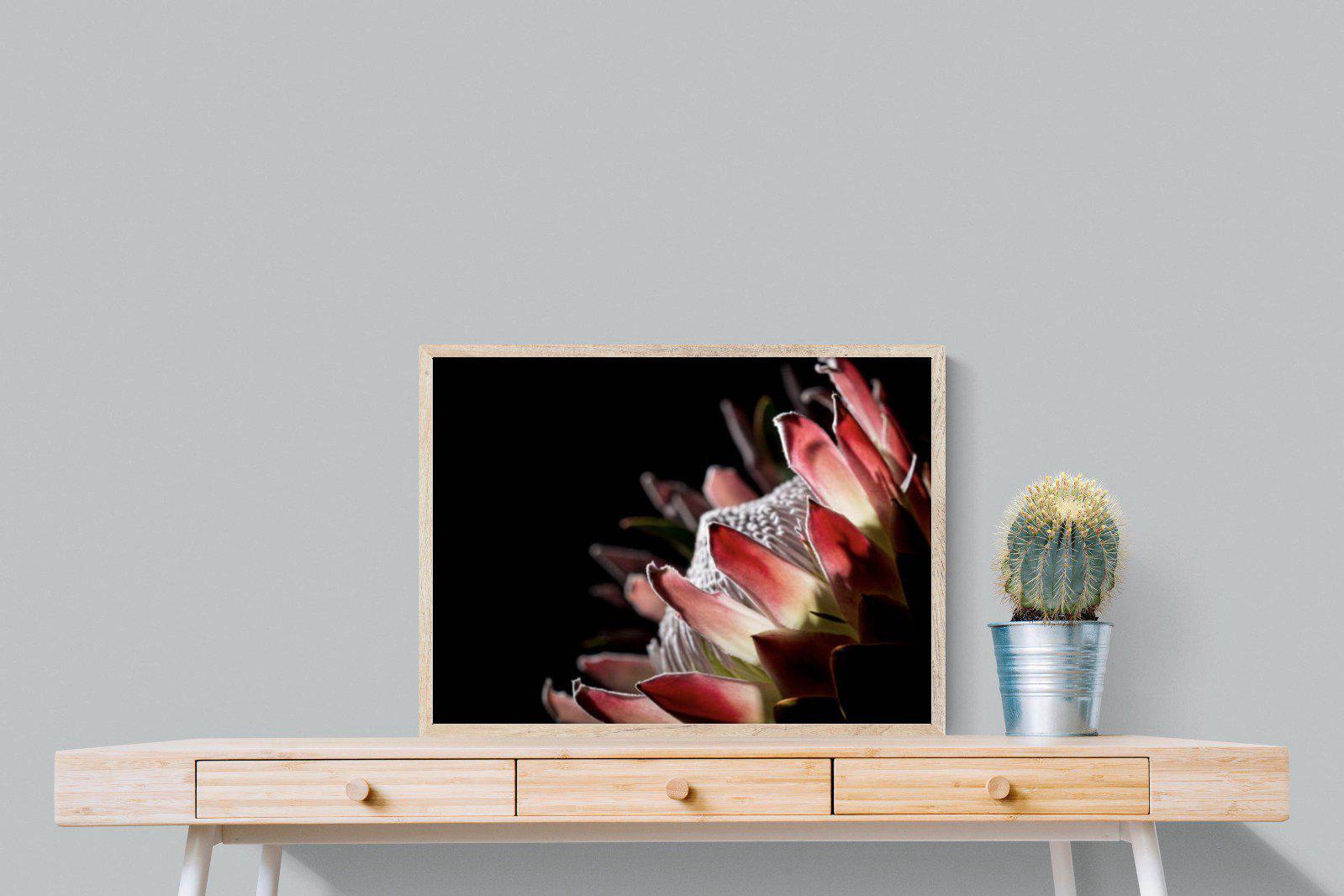 Protea-Wall_Art-80 x 60cm-Mounted Canvas-Wood-Pixalot