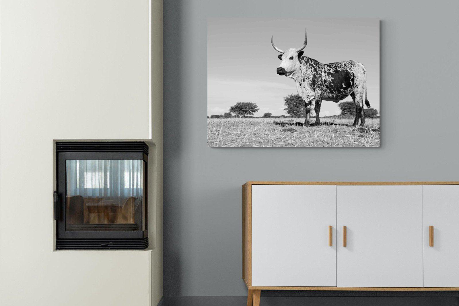 Proud Nguni-Wall_Art-100 x 75cm-Mounted Canvas-No Frame-Pixalot