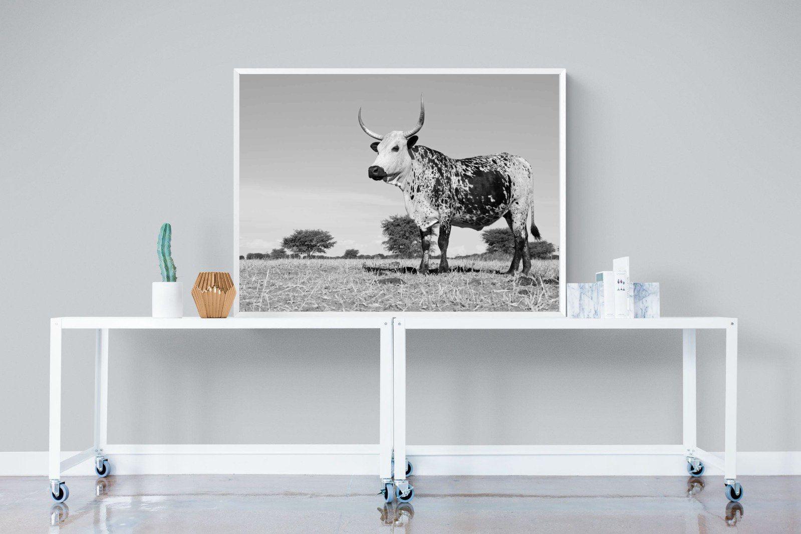 Proud Nguni-Wall_Art-120 x 90cm-Mounted Canvas-White-Pixalot