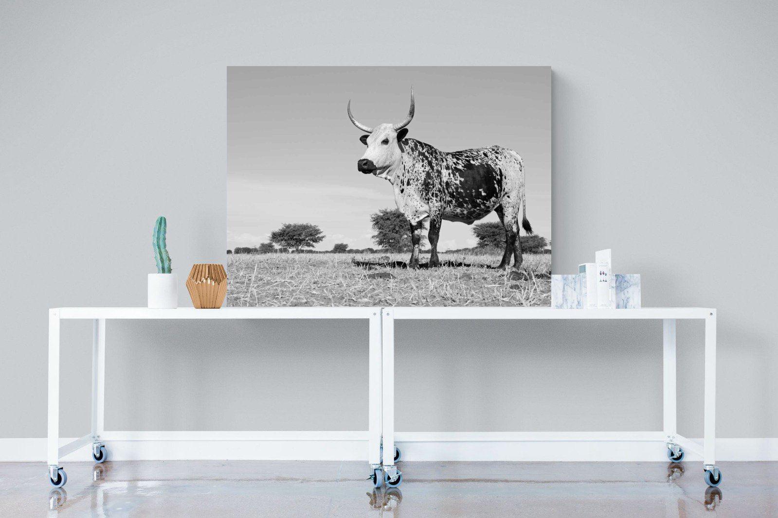 Proud Nguni-Wall_Art-120 x 90cm-Mounted Canvas-No Frame-Pixalot