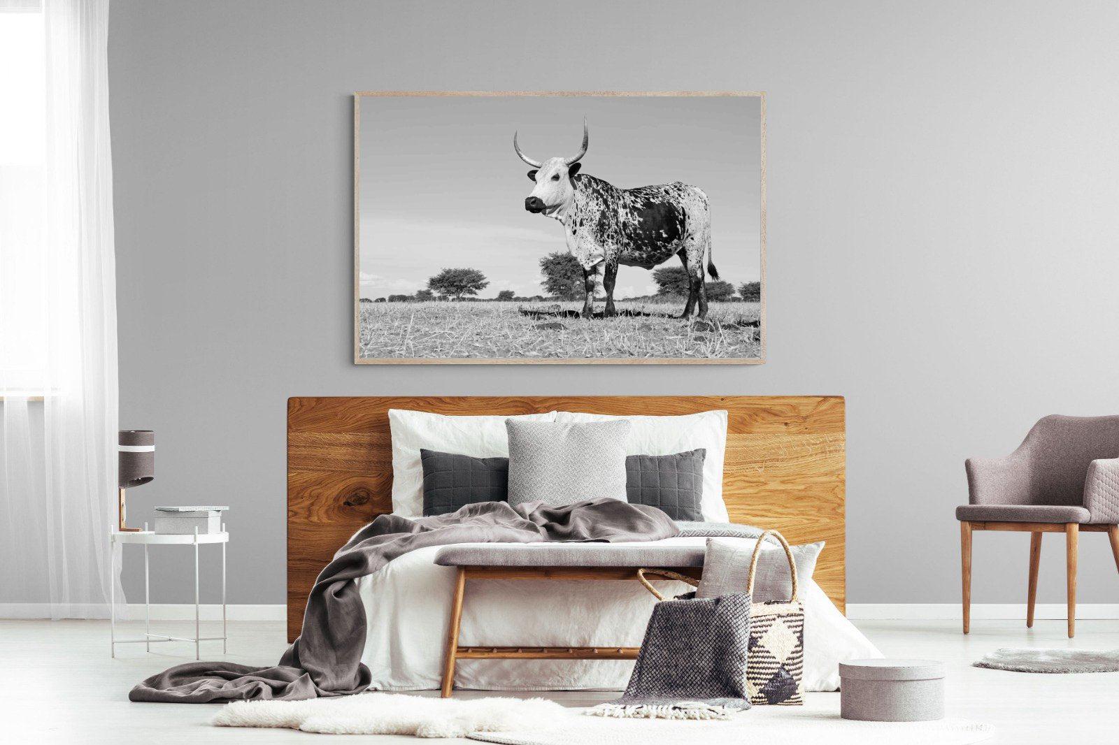 Proud Nguni-Wall_Art-150 x 100cm-Mounted Canvas-Wood-Pixalot