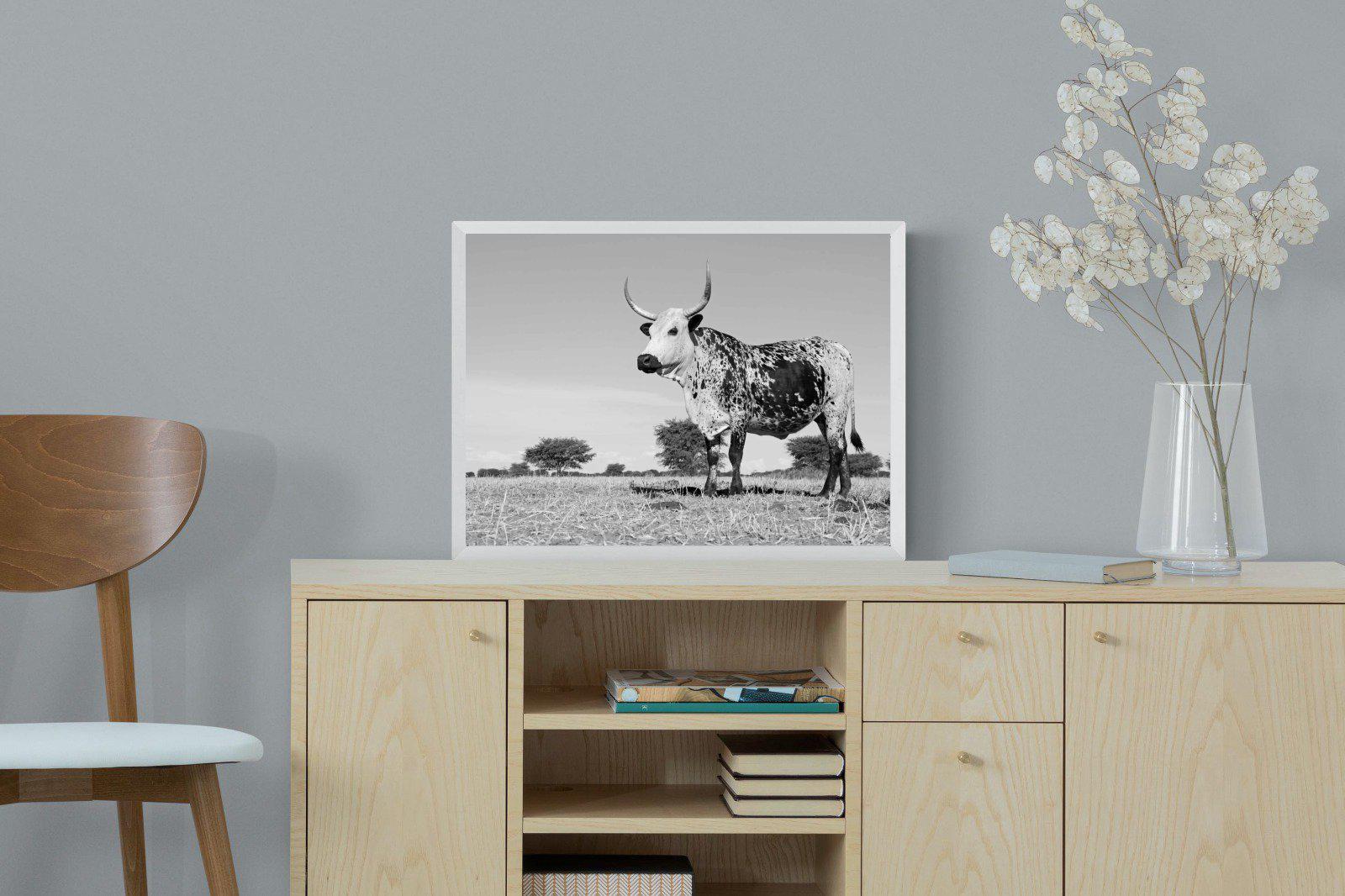 Proud Nguni-Wall_Art-60 x 45cm-Mounted Canvas-White-Pixalot