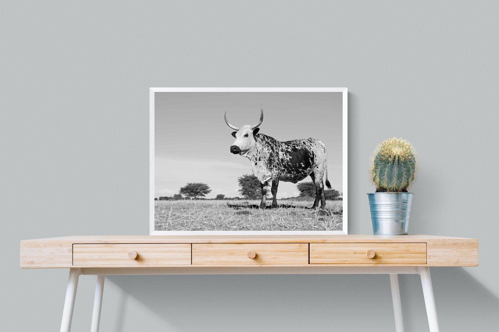 Proud Nguni-Wall_Art-80 x 60cm-Mounted Canvas-White-Pixalot