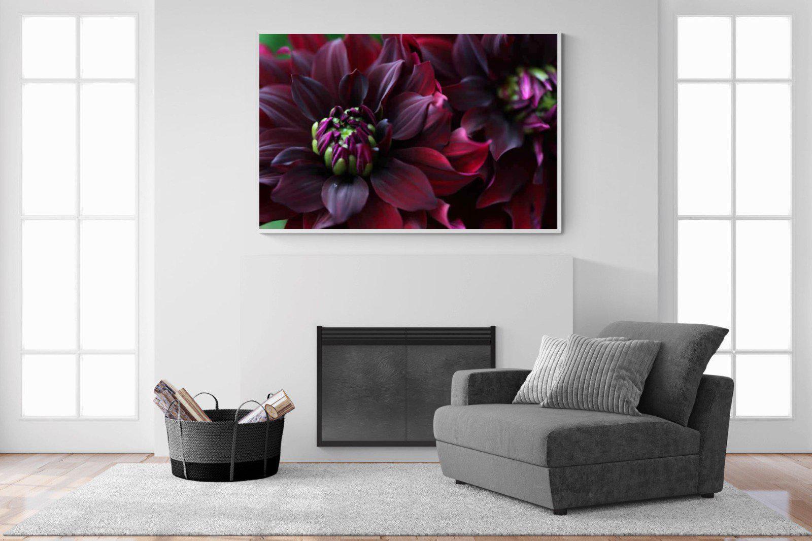 Purple Petals-Wall_Art-150 x 100cm-Mounted Canvas-White-Pixalot