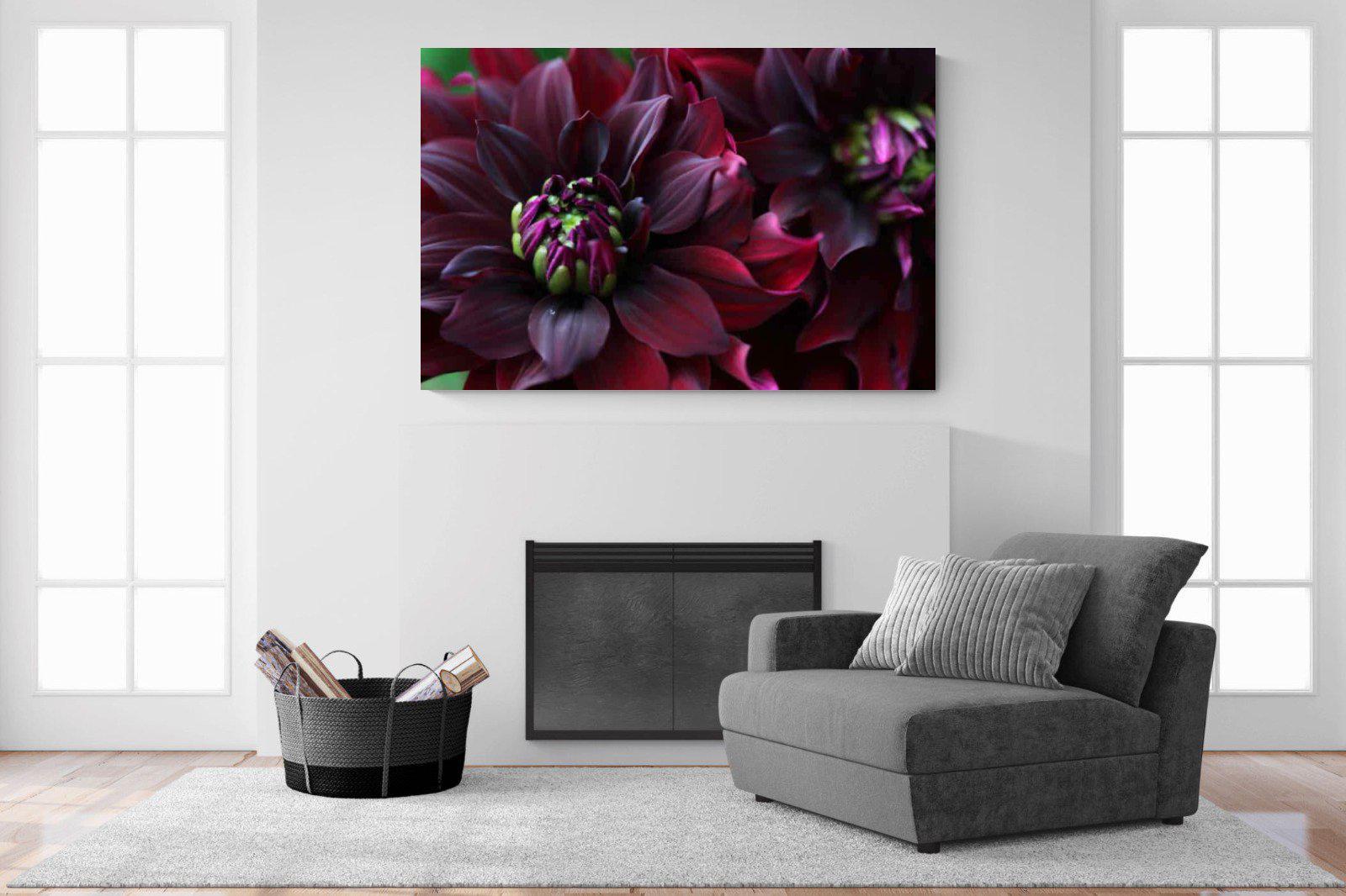 Purple Petals-Wall_Art-150 x 100cm-Mounted Canvas-No Frame-Pixalot