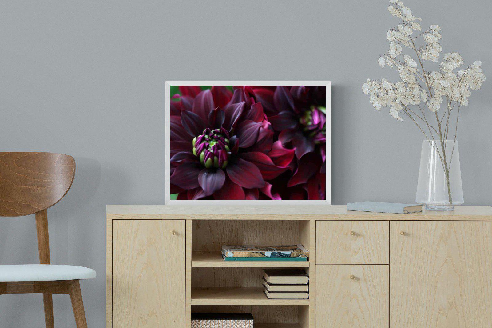 Purple Petals-Wall_Art-60 x 45cm-Mounted Canvas-White-Pixalot