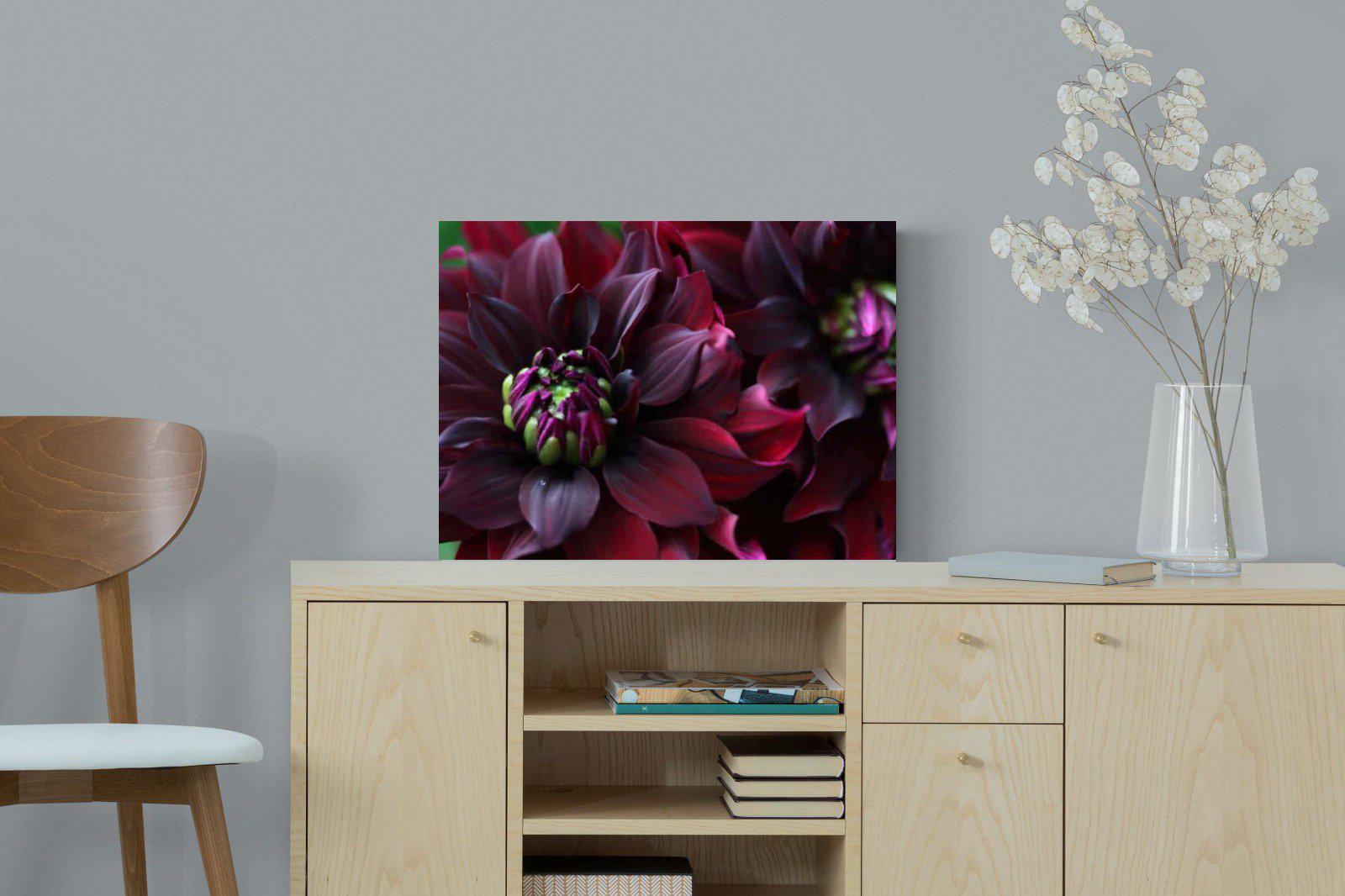 Purple Petals-Wall_Art-60 x 45cm-Mounted Canvas-No Frame-Pixalot